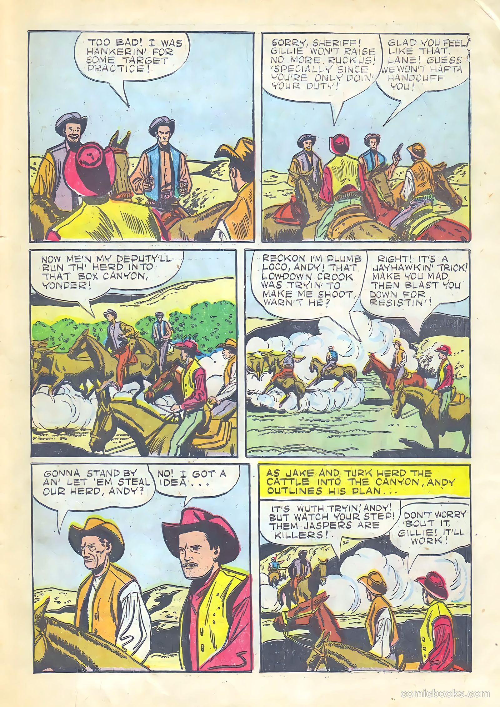 Gene Autry Comics #21 — page 31 of 36