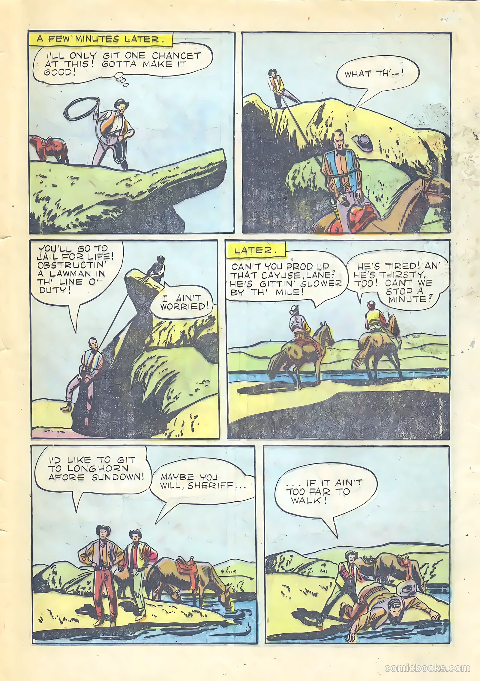 Gene Autry Comics #21 — page 33 of 36