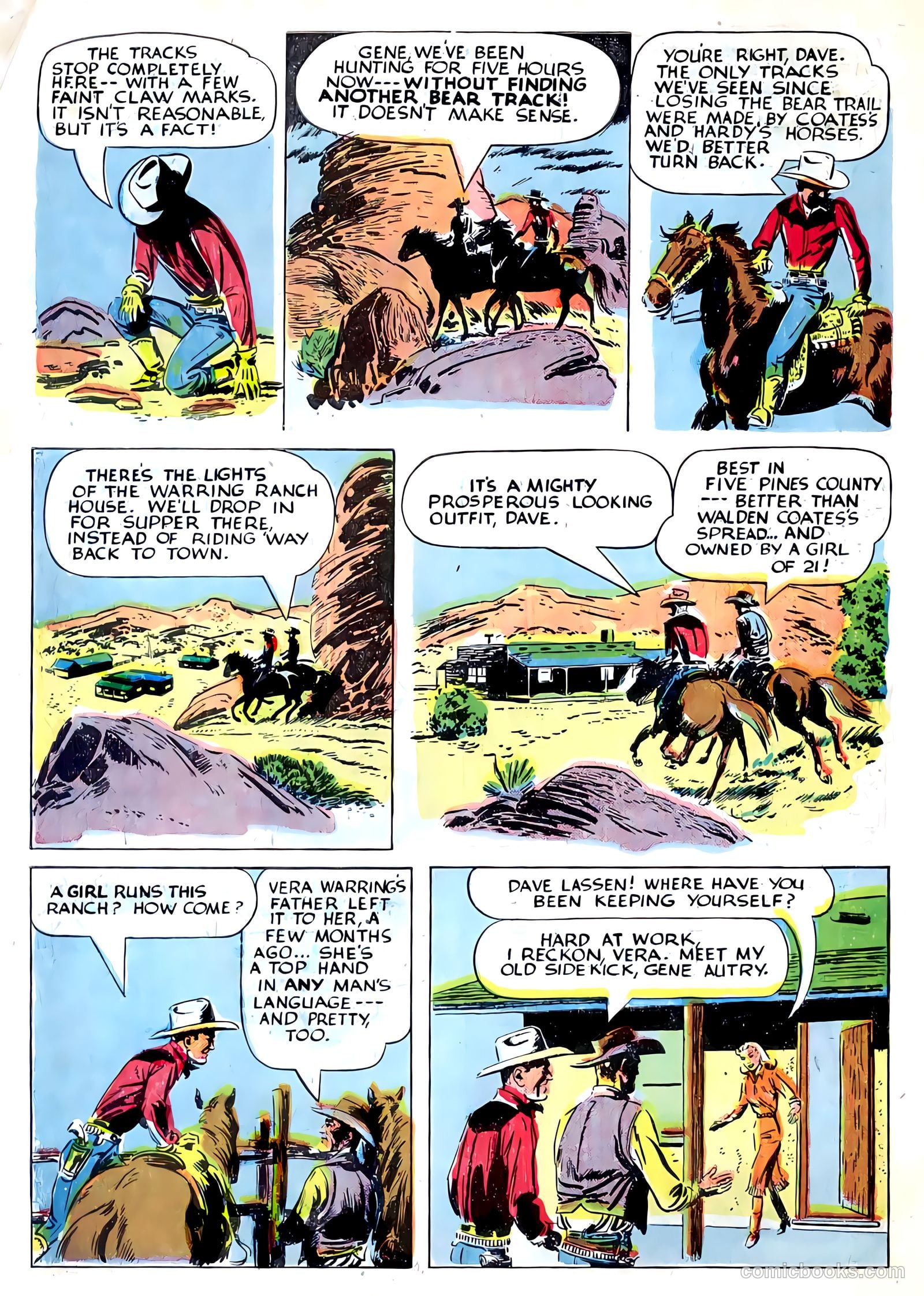 Gene Autry Comics #22 — page 6 of 36