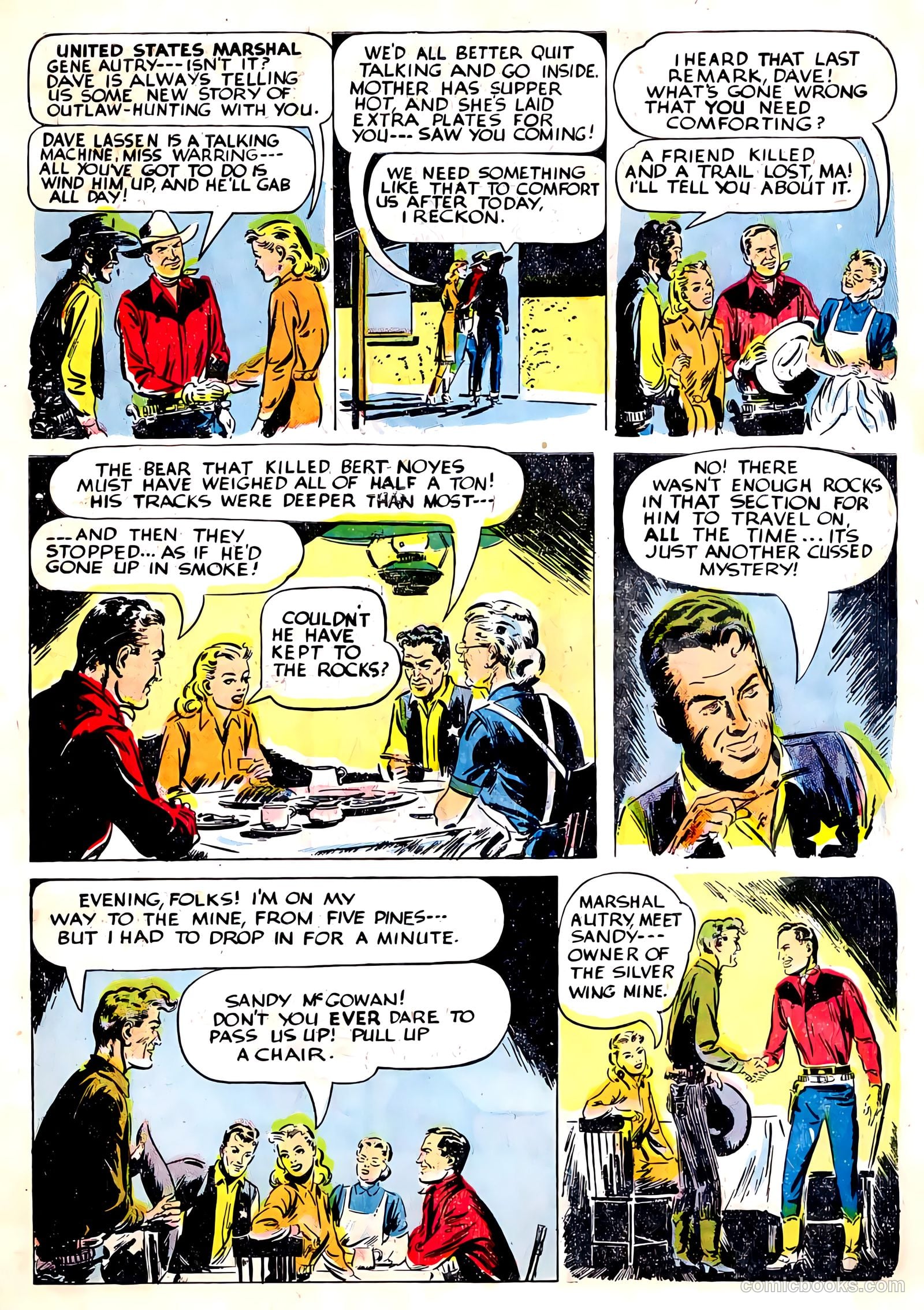 Gene Autry Comics #22 — page 7 of 36