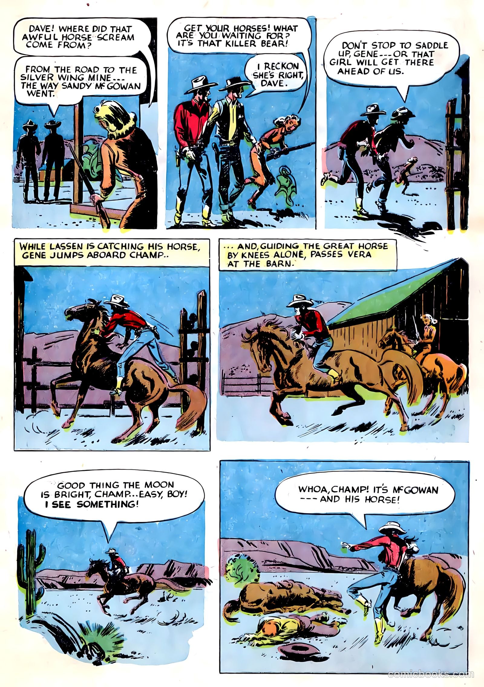 Gene Autry Comics #22 — page 9 of 36