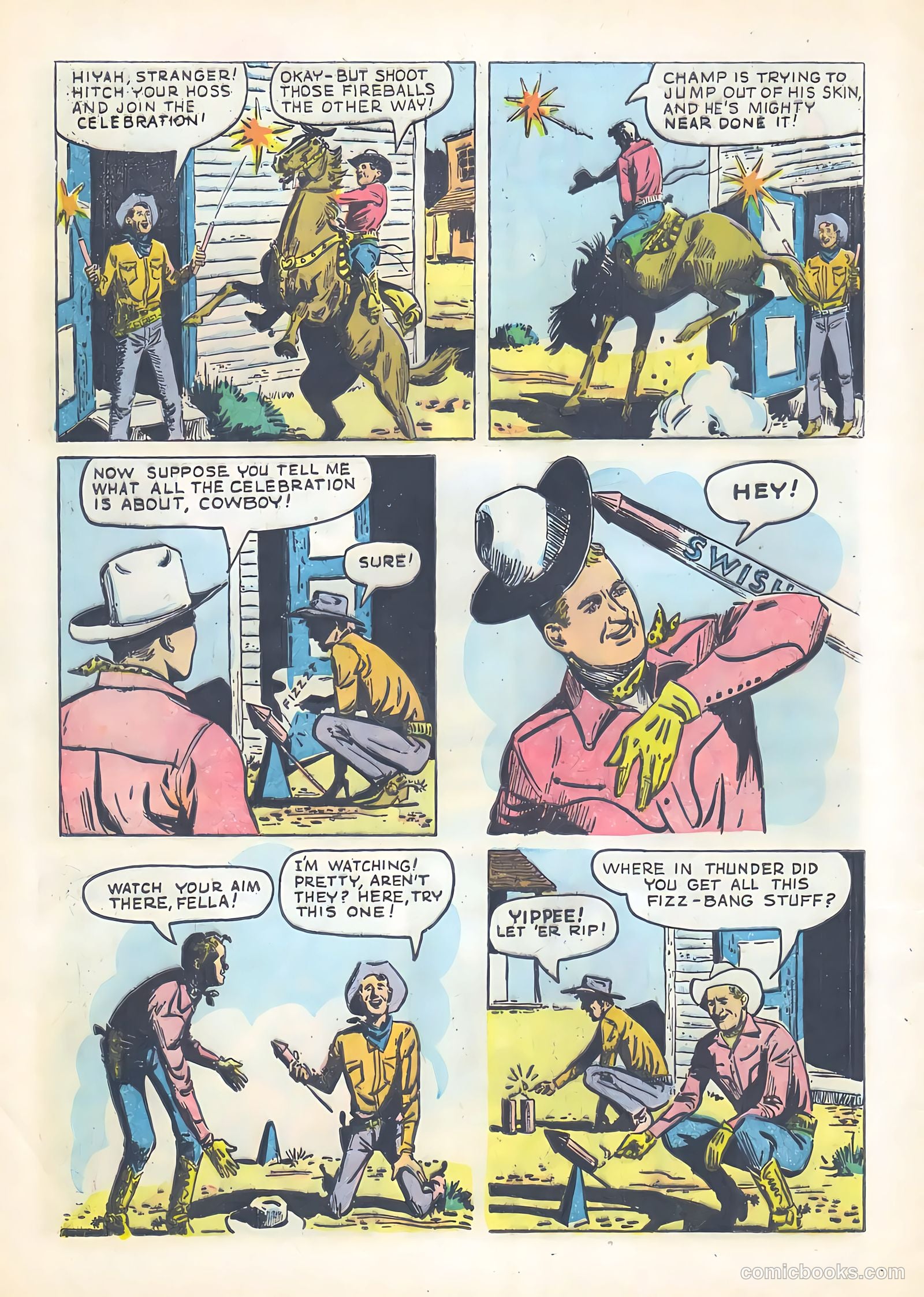 Gene Autry Comics #23 — page 4 of 36