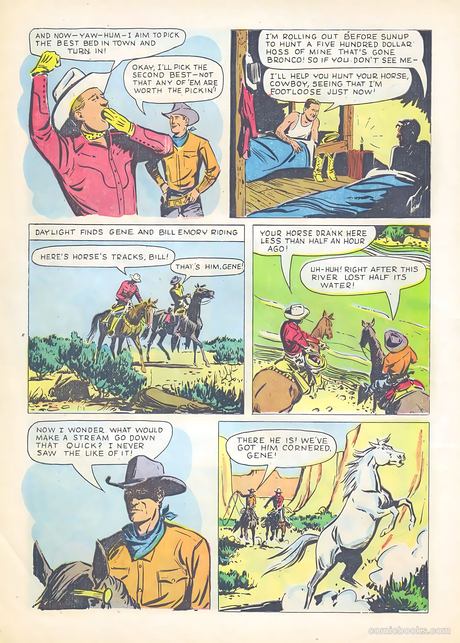 Gene Autry Comics #23 — page 6 of 36