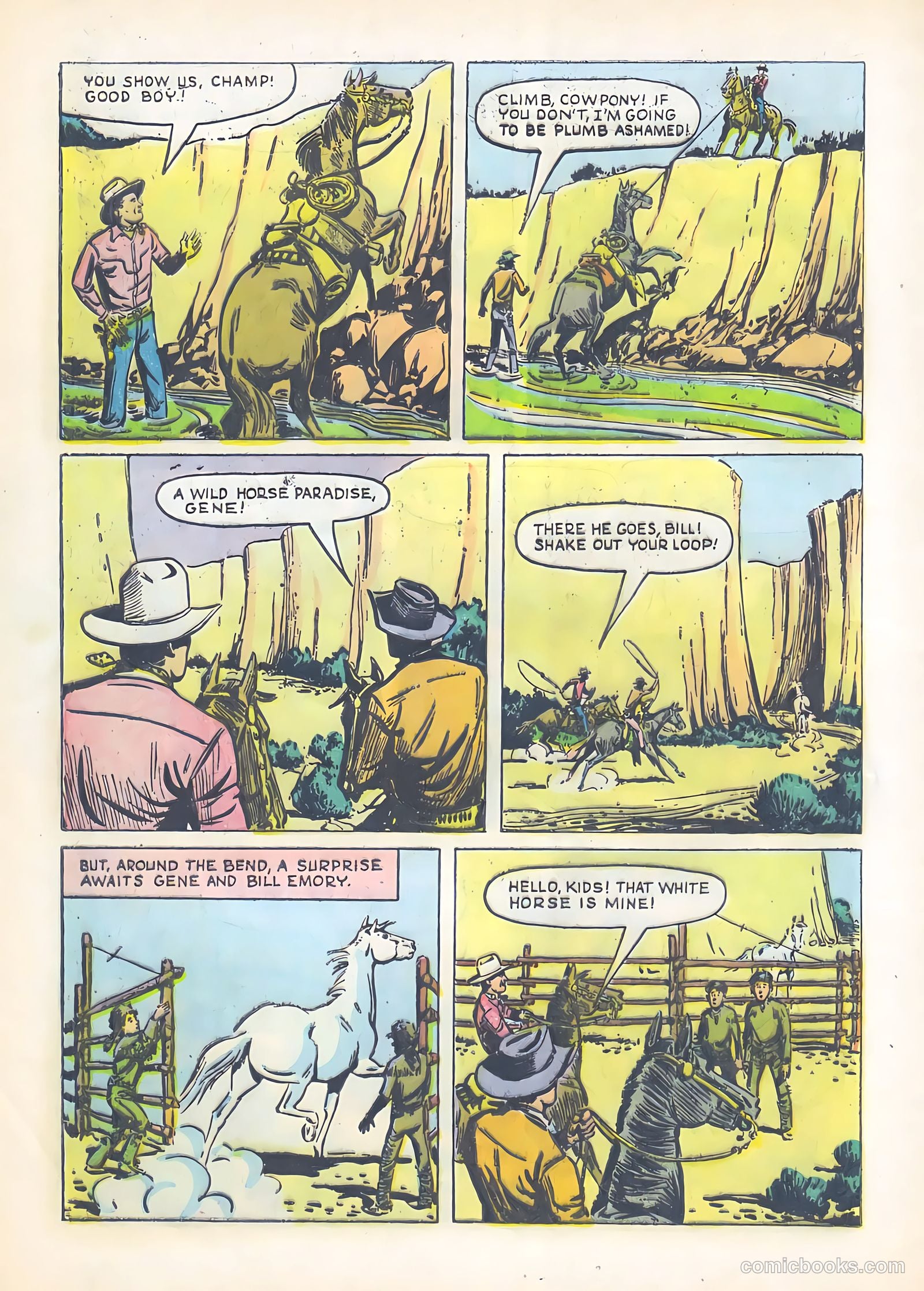 Gene Autry Comics #23 — page 8 of 36