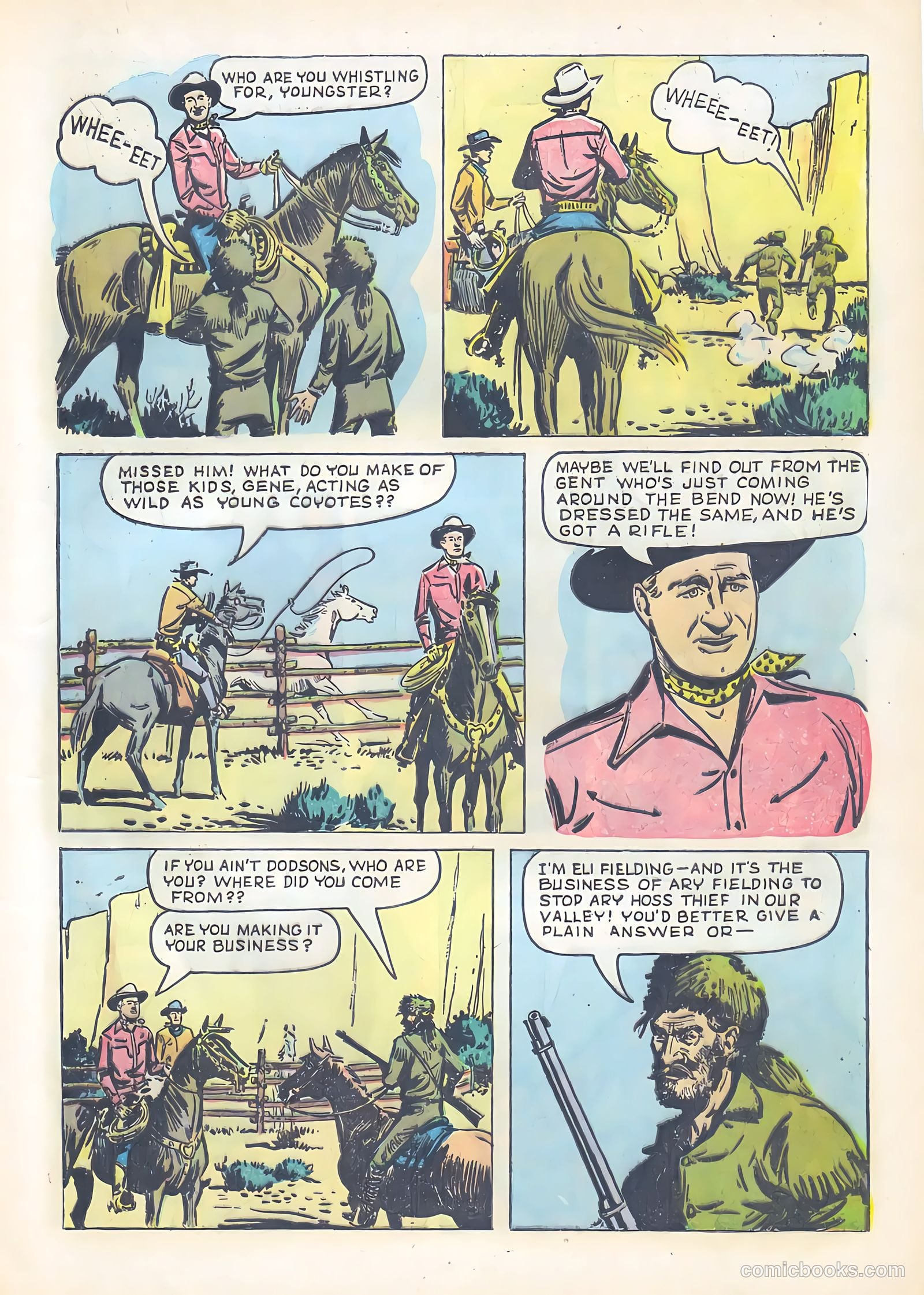 Gene Autry Comics #23 — page 9 of 36