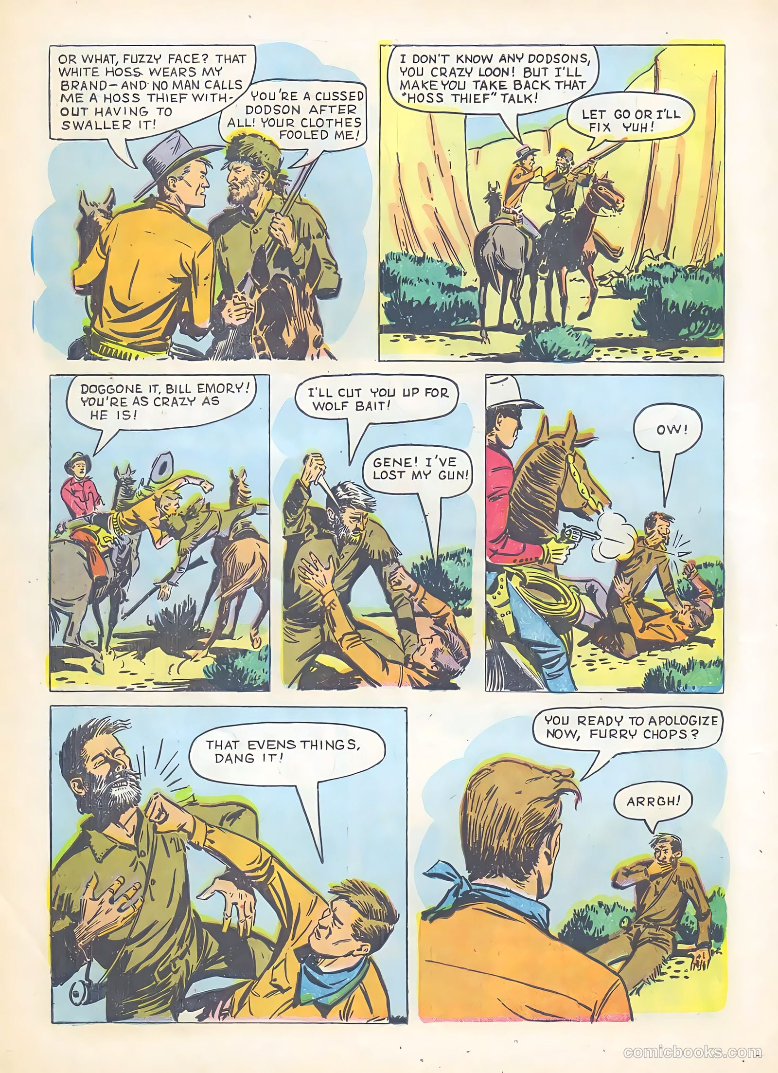 Gene Autry Comics #23 — page 10 of 36