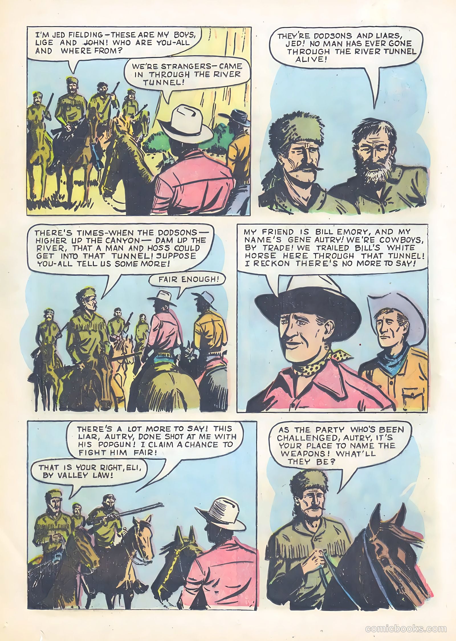 Gene Autry Comics #23 — page 12 of 36