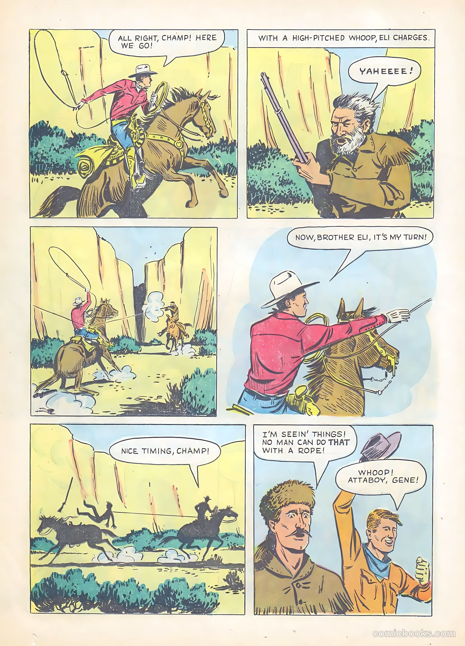 Gene Autry Comics #23 — page 14 of 36