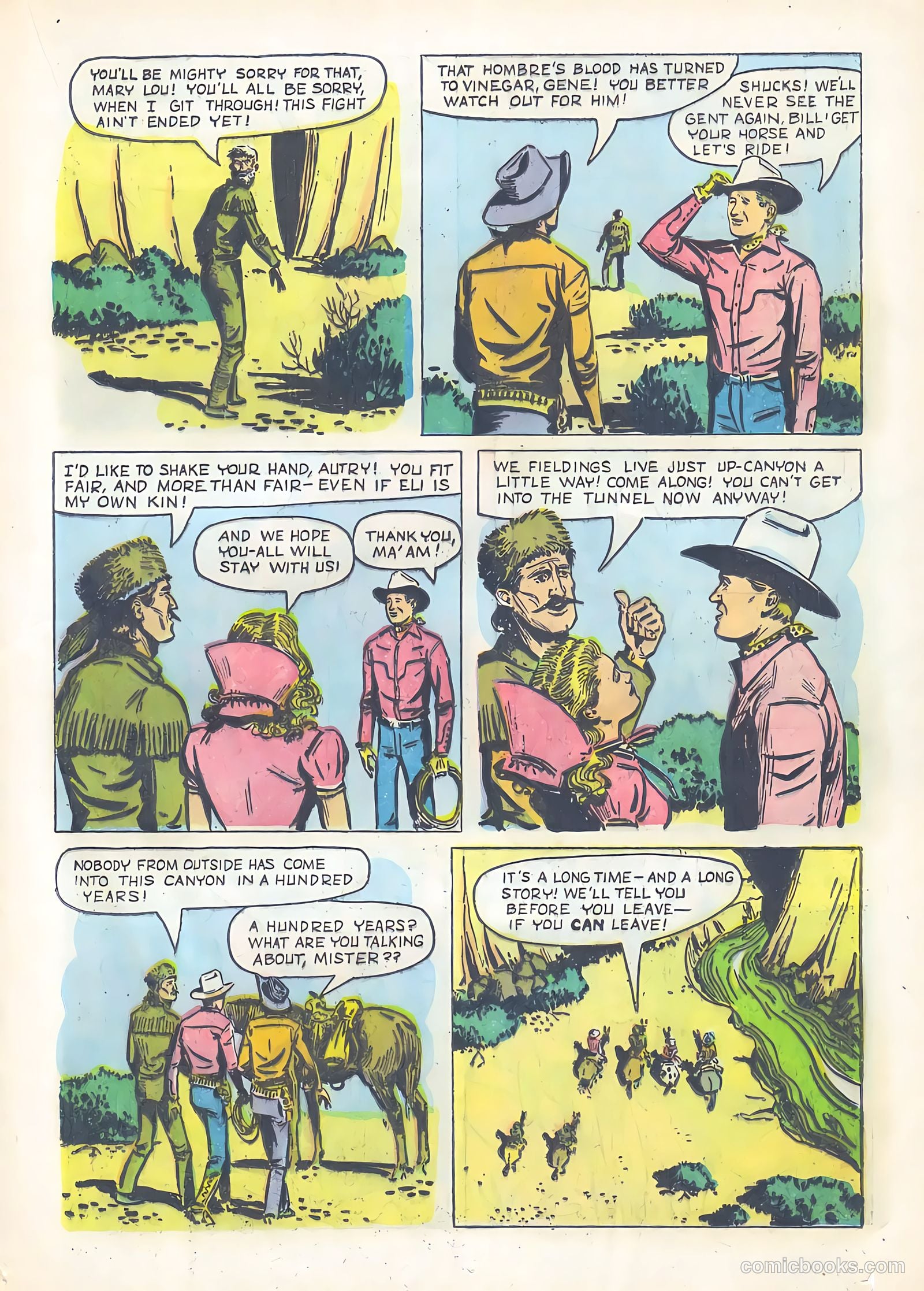Gene Autry Comics #23 — page 17 of 36