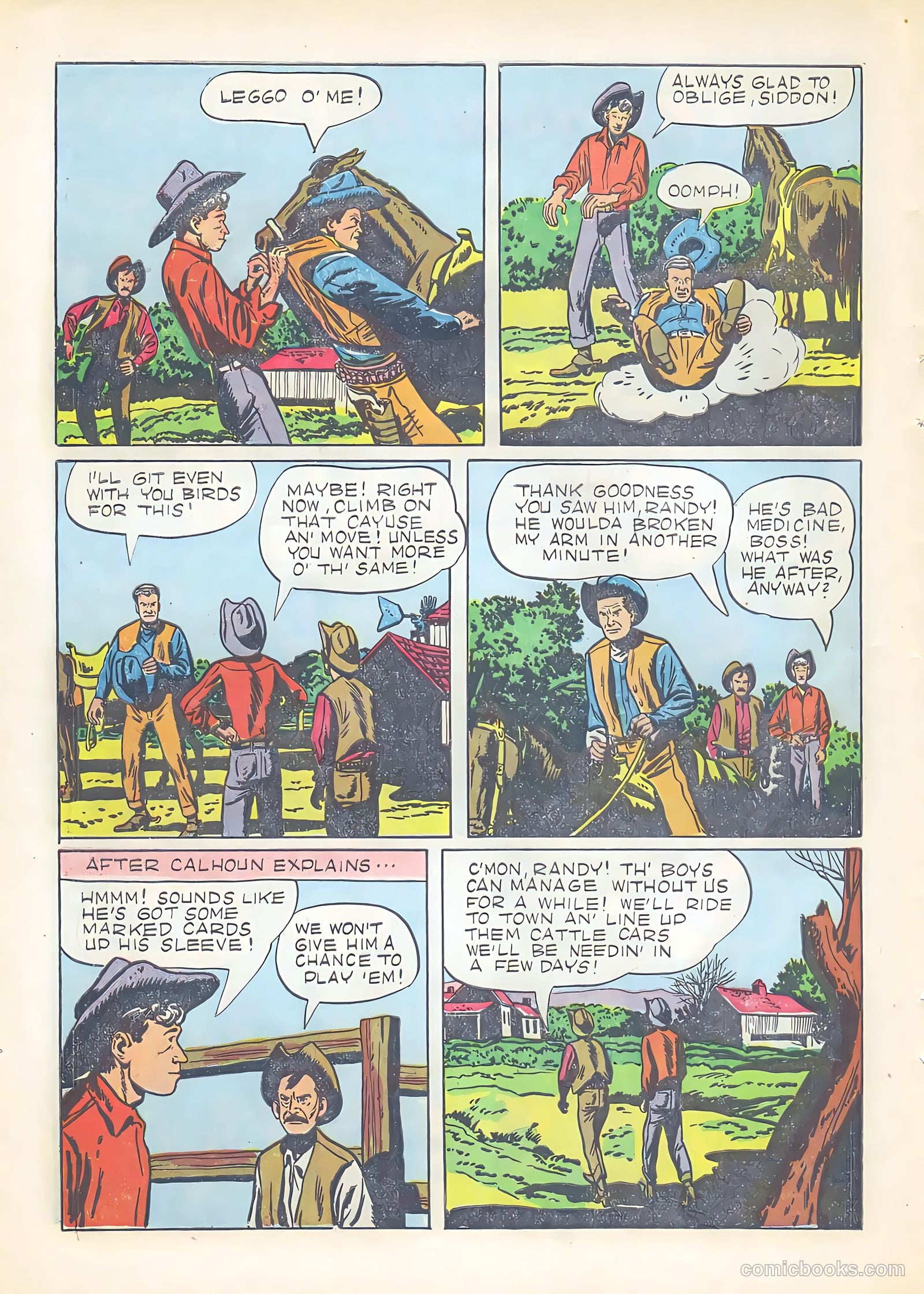 Gene Autry Comics #23 — page 30 of 36