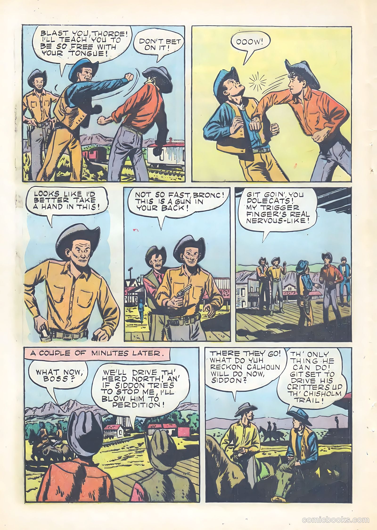 Gene Autry Comics #23 — page 32 of 36