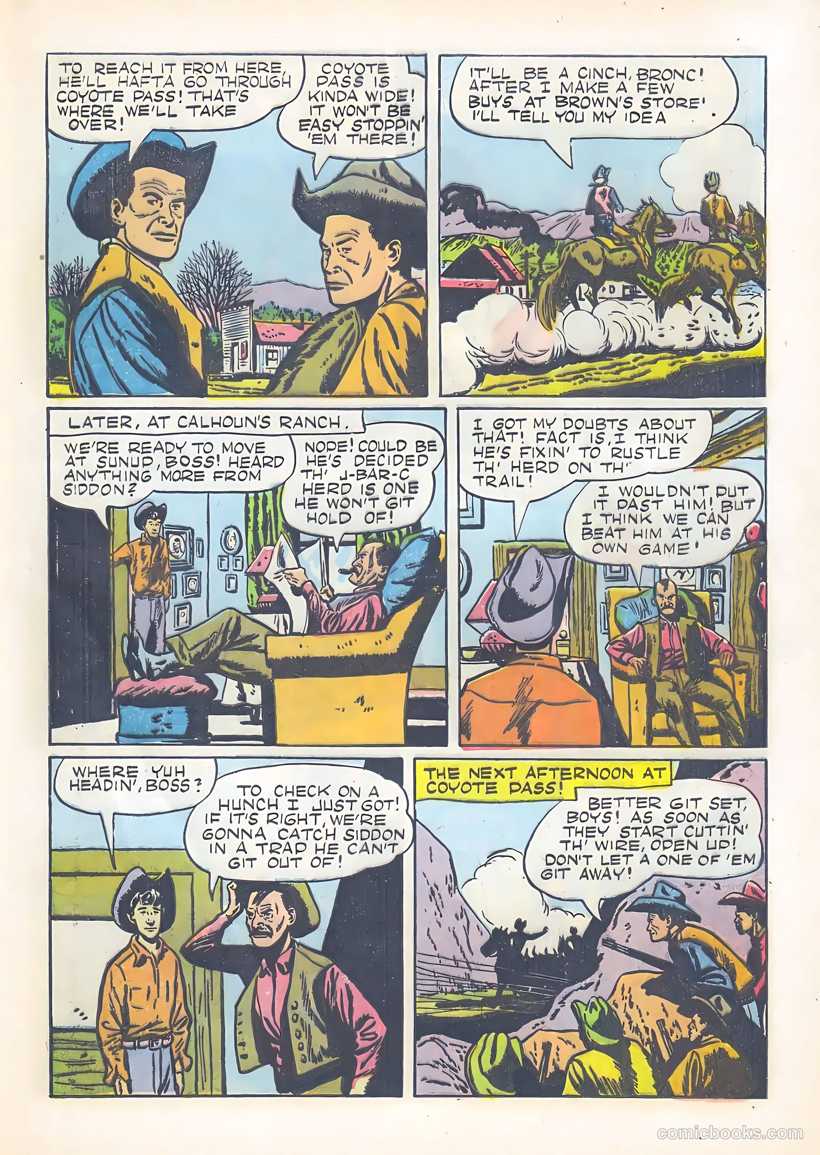 Gene Autry Comics #23 — page 33 of 36