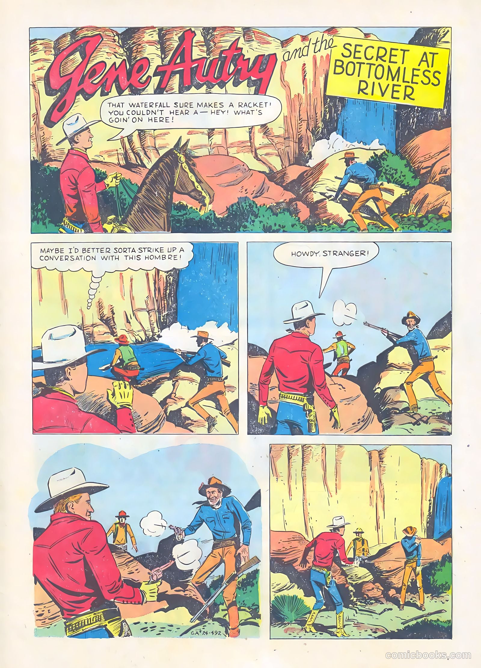 Gene Autry Comics #24 — page 3 of 36