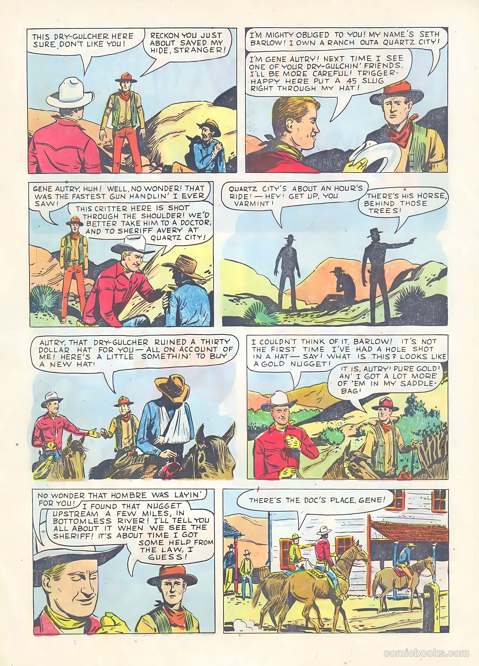 Gene Autry Comics #24 — page 4 of 36