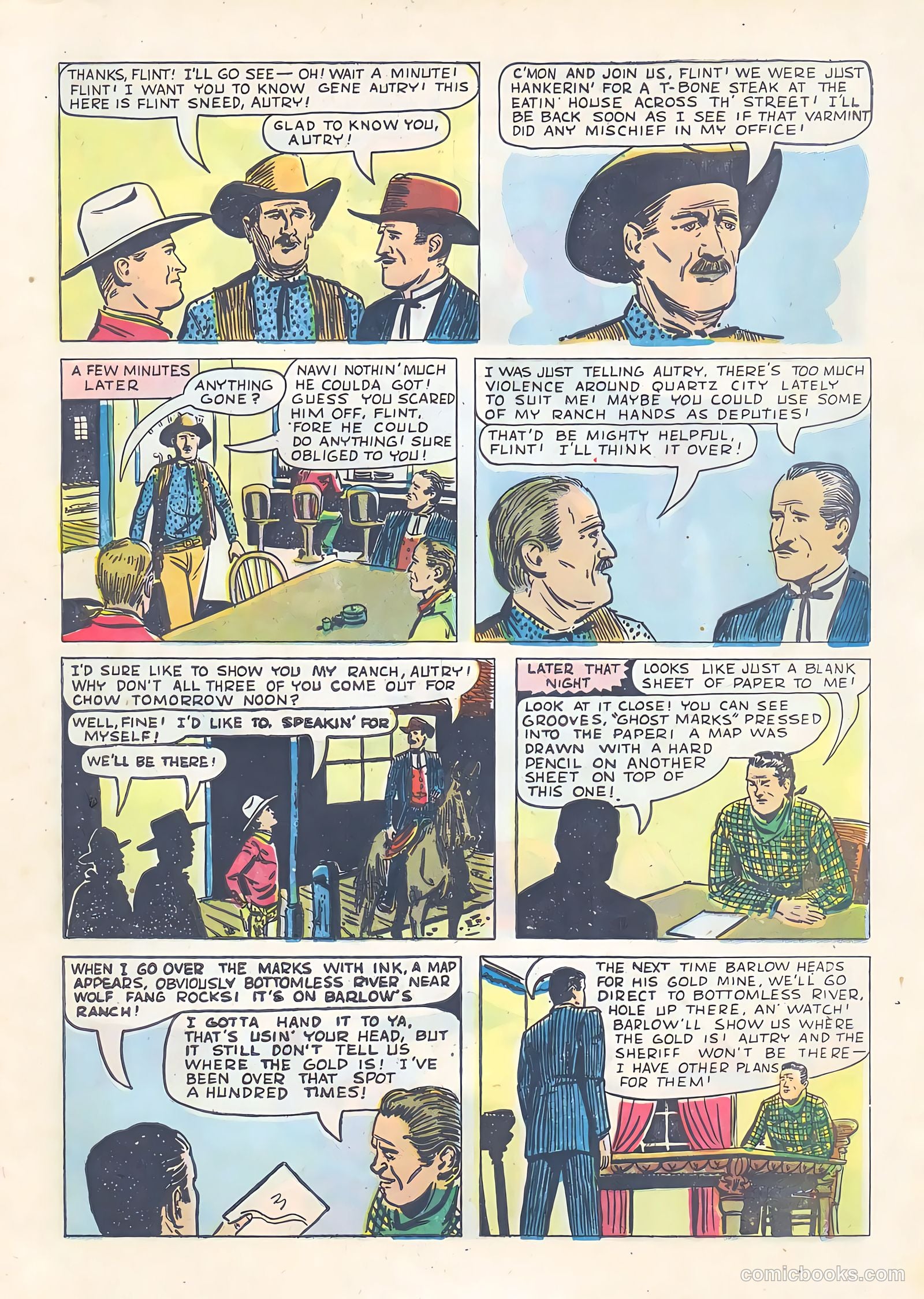 Gene Autry Comics #24 — page 9 of 36