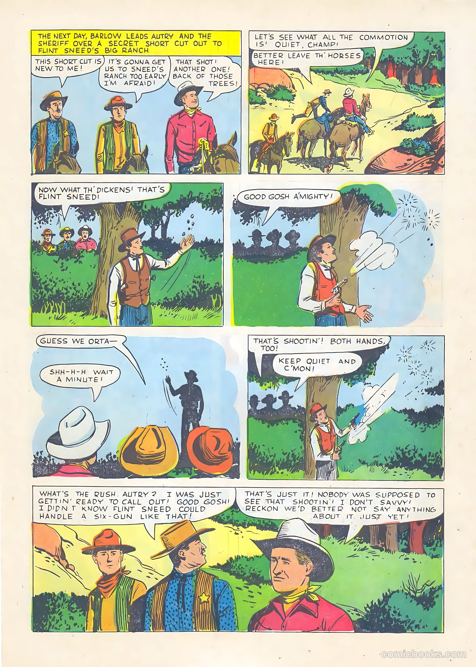 Gene Autry Comics #24 — page 10 of 36