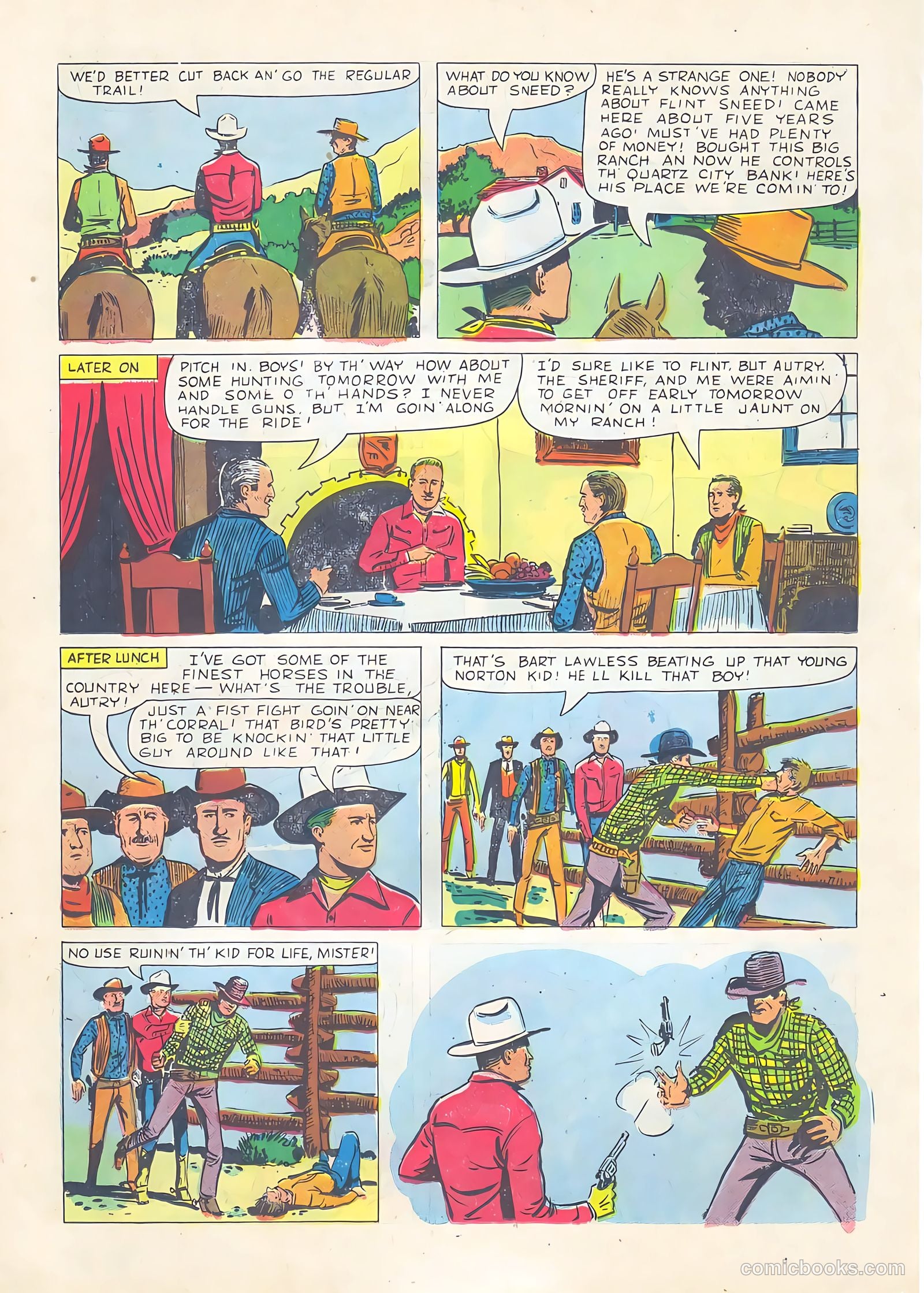 Gene Autry Comics #24 — page 11 of 36