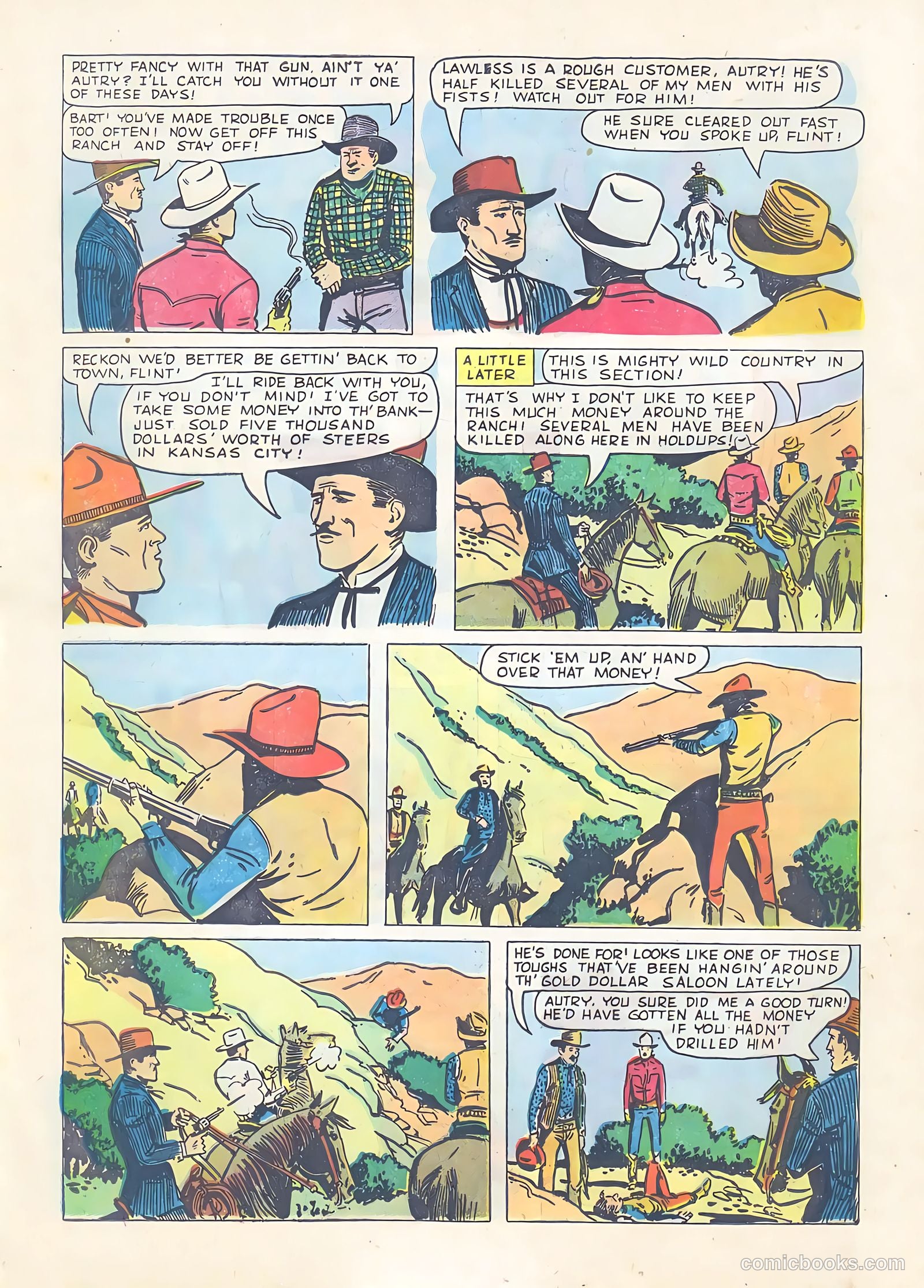 Gene Autry Comics #24 — page 12 of 36