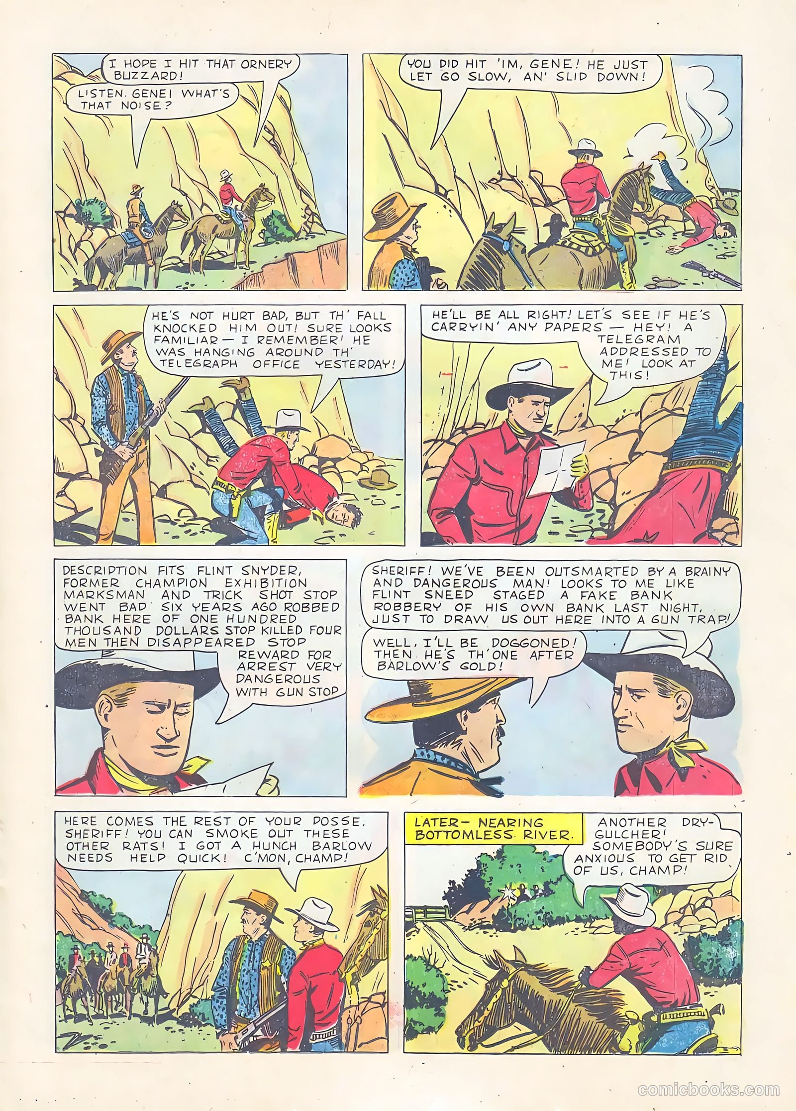 Gene Autry Comics #24 — page 17 of 36
