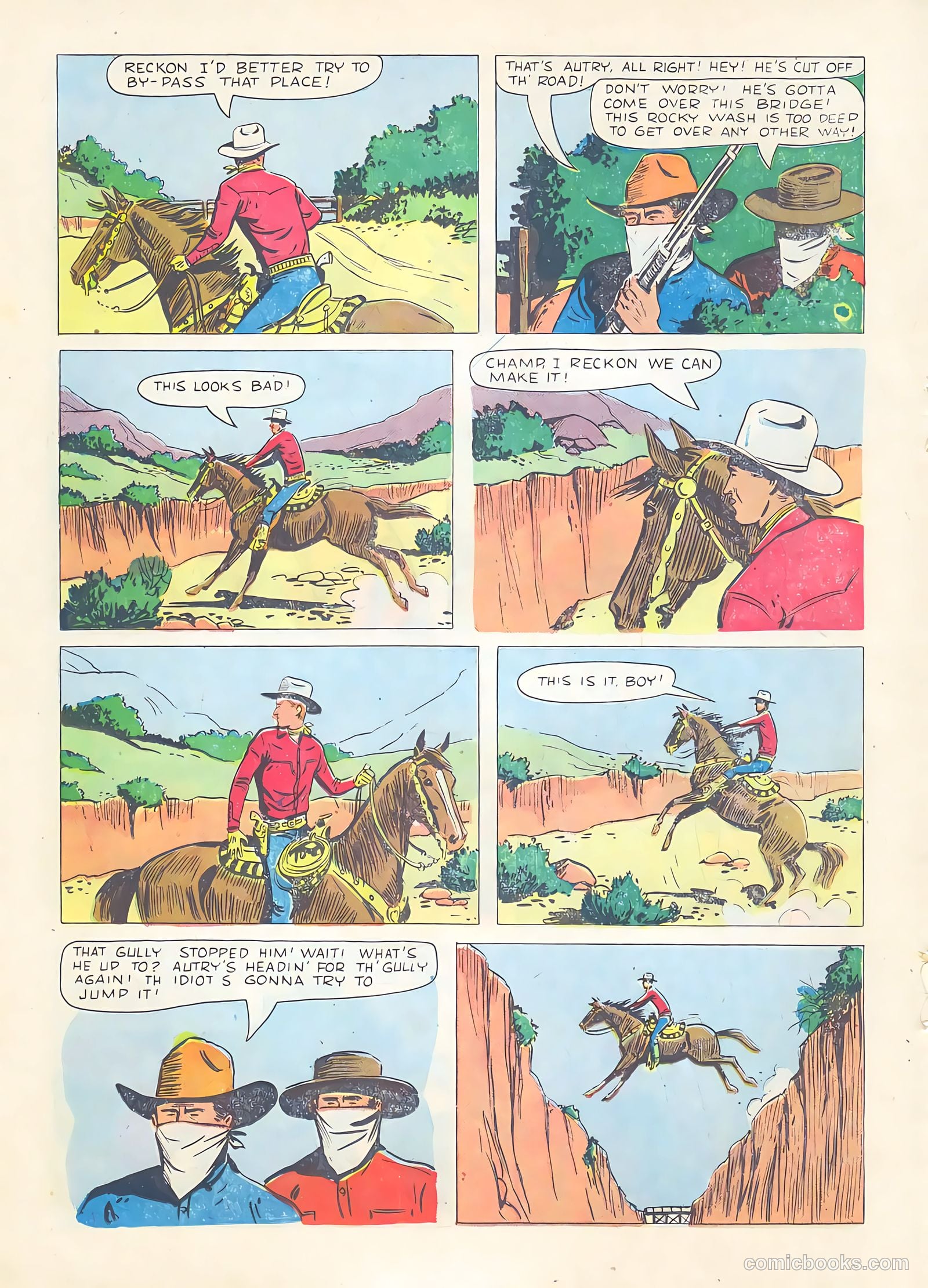 Gene Autry Comics #24 — page 18 of 36