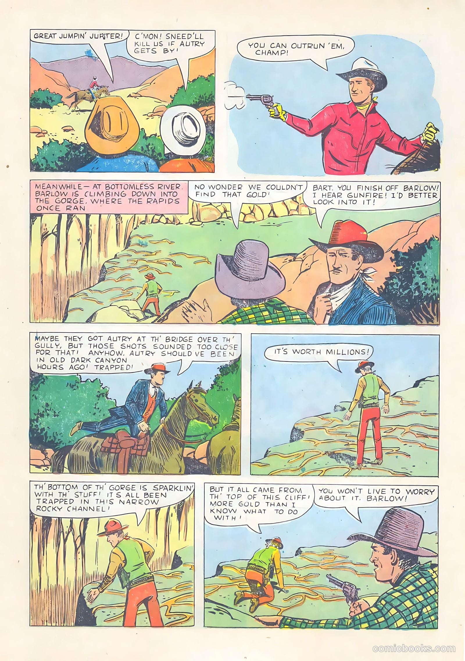 Gene Autry Comics #24 — page 19 of 36