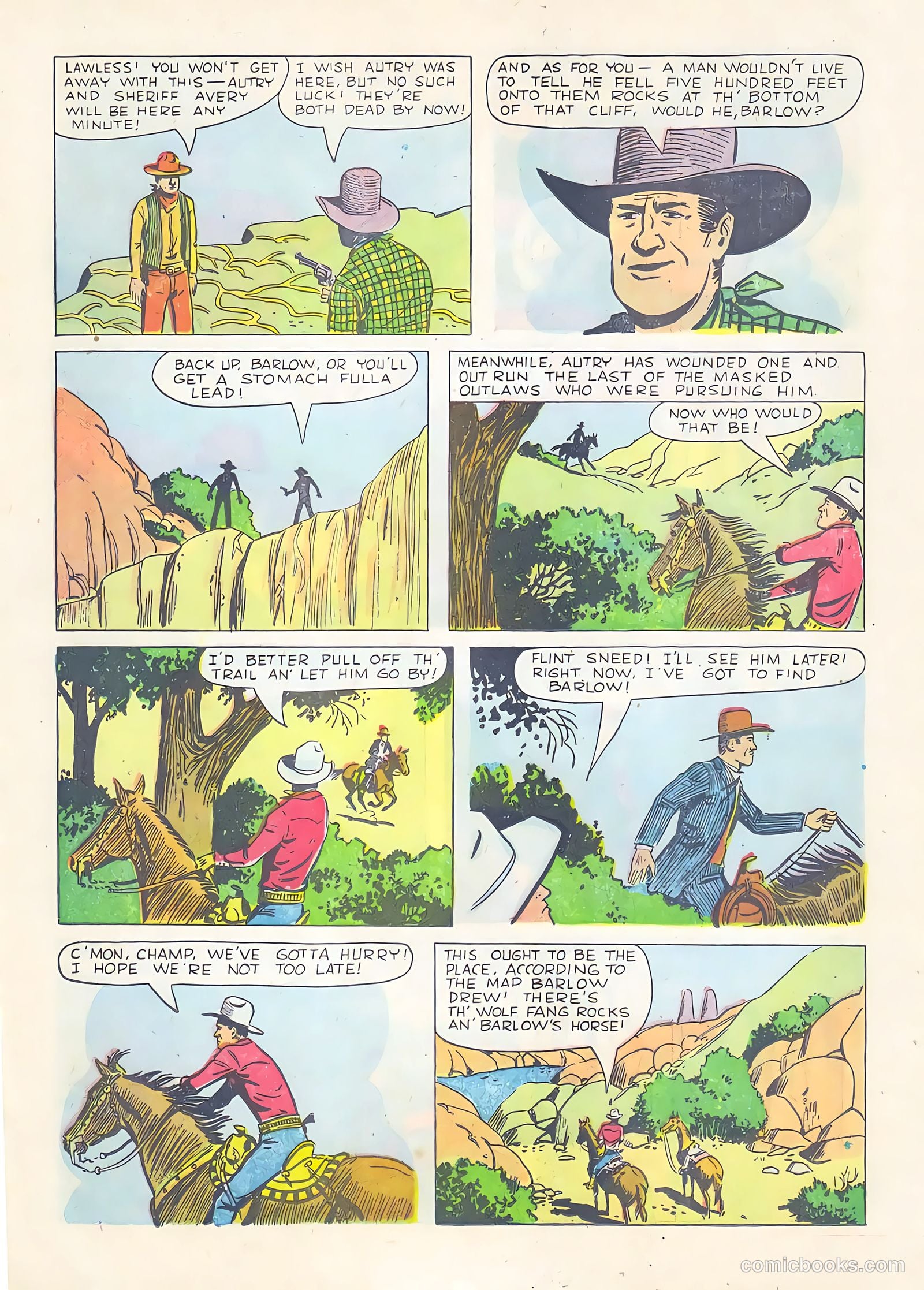 Gene Autry Comics #24 — page 20 of 36
