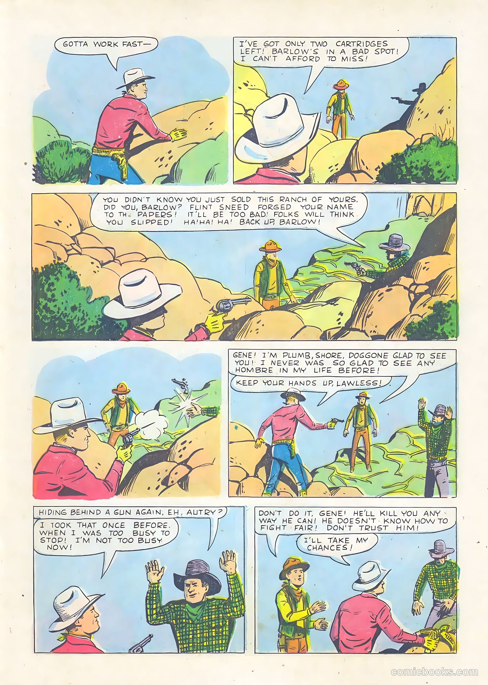 Gene Autry Comics #24 — page 21 of 36