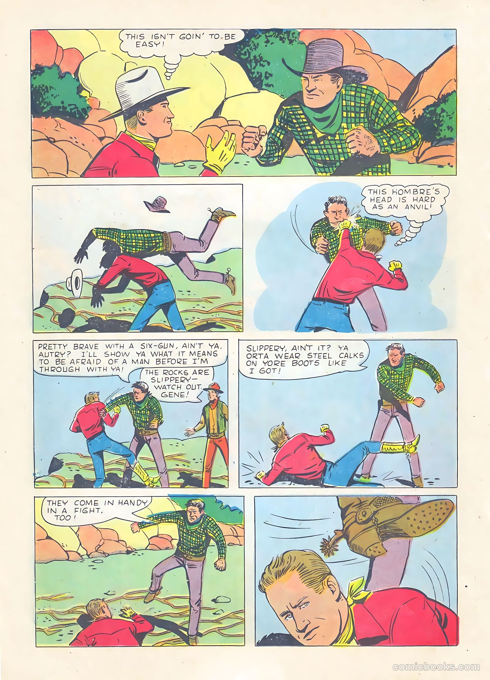 Gene Autry Comics #24 — page 22 of 36