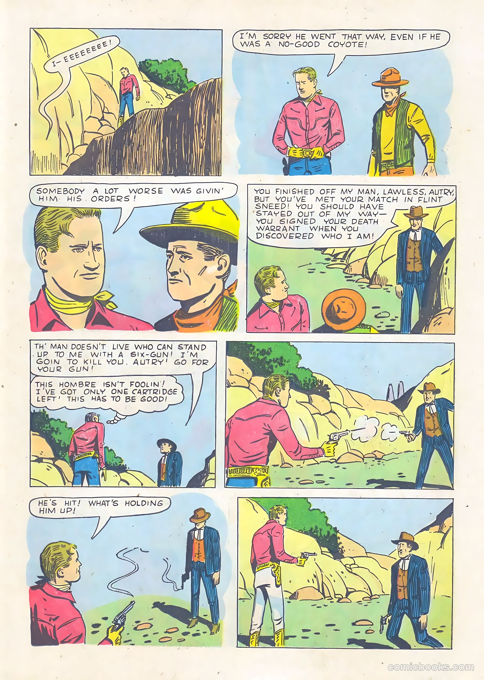 Gene Autry Comics #24 — page 25 of 36