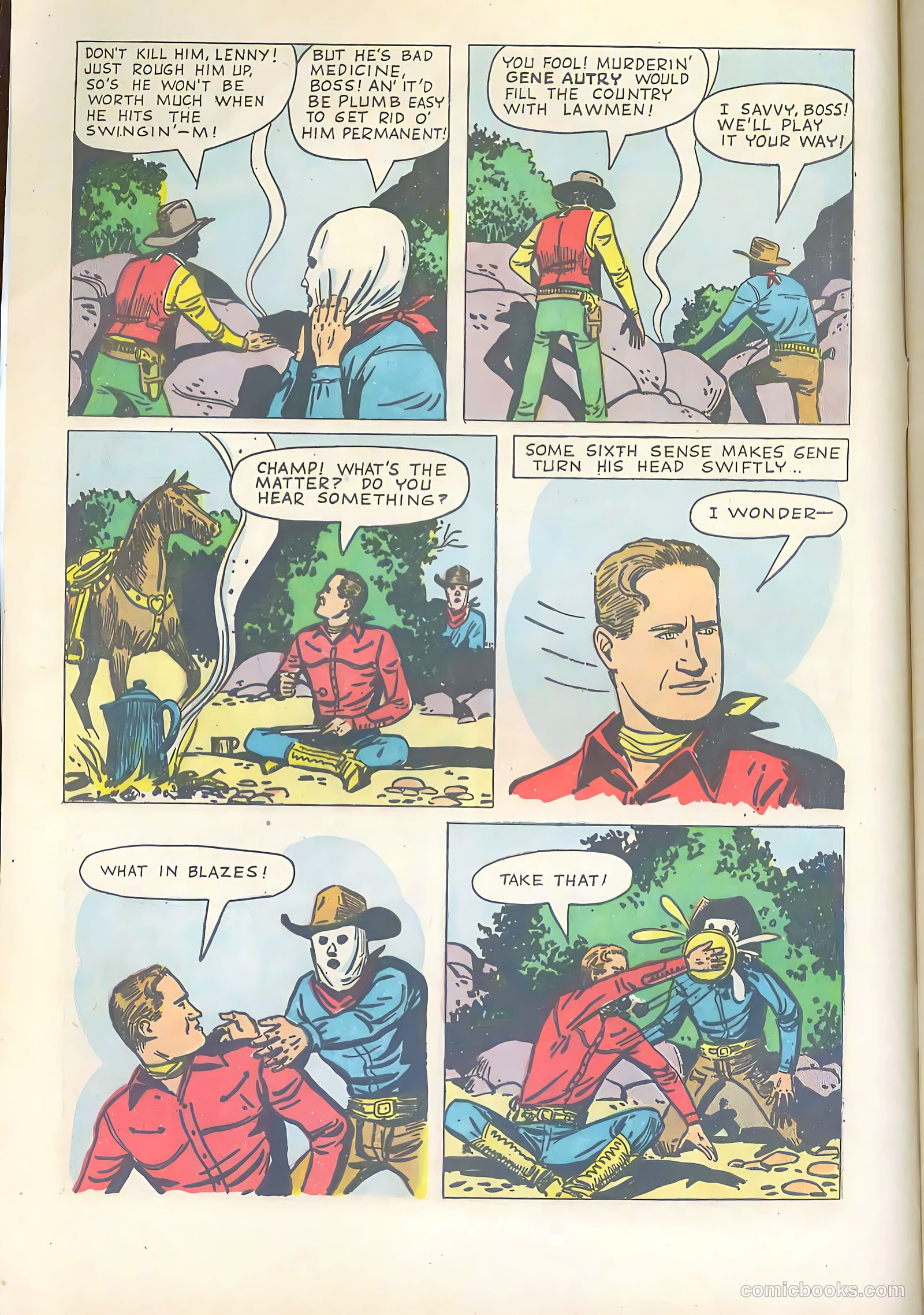 Gene Autry Comics #25 — page 4 of 36