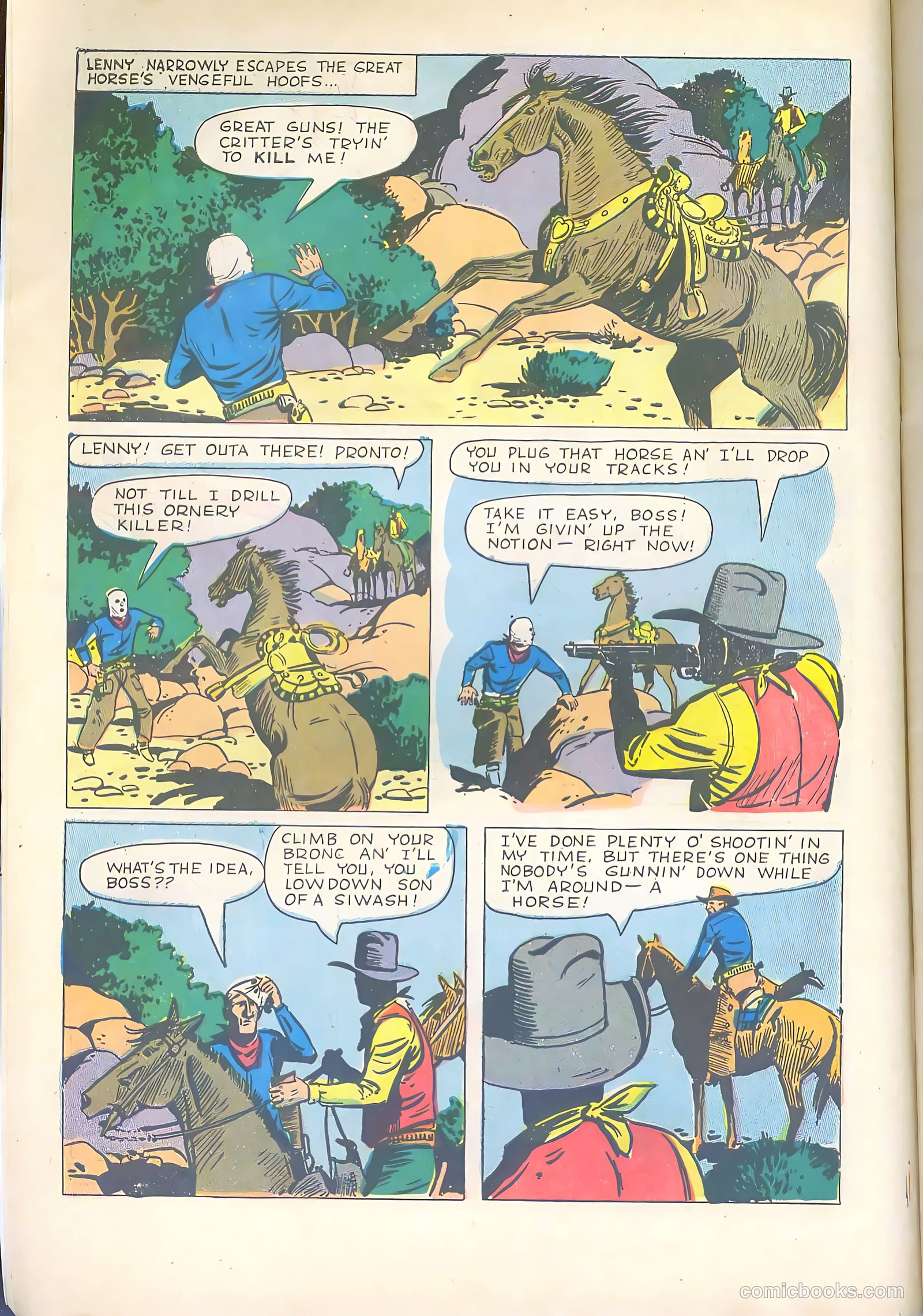 Gene Autry Comics #25 — page 6 of 36