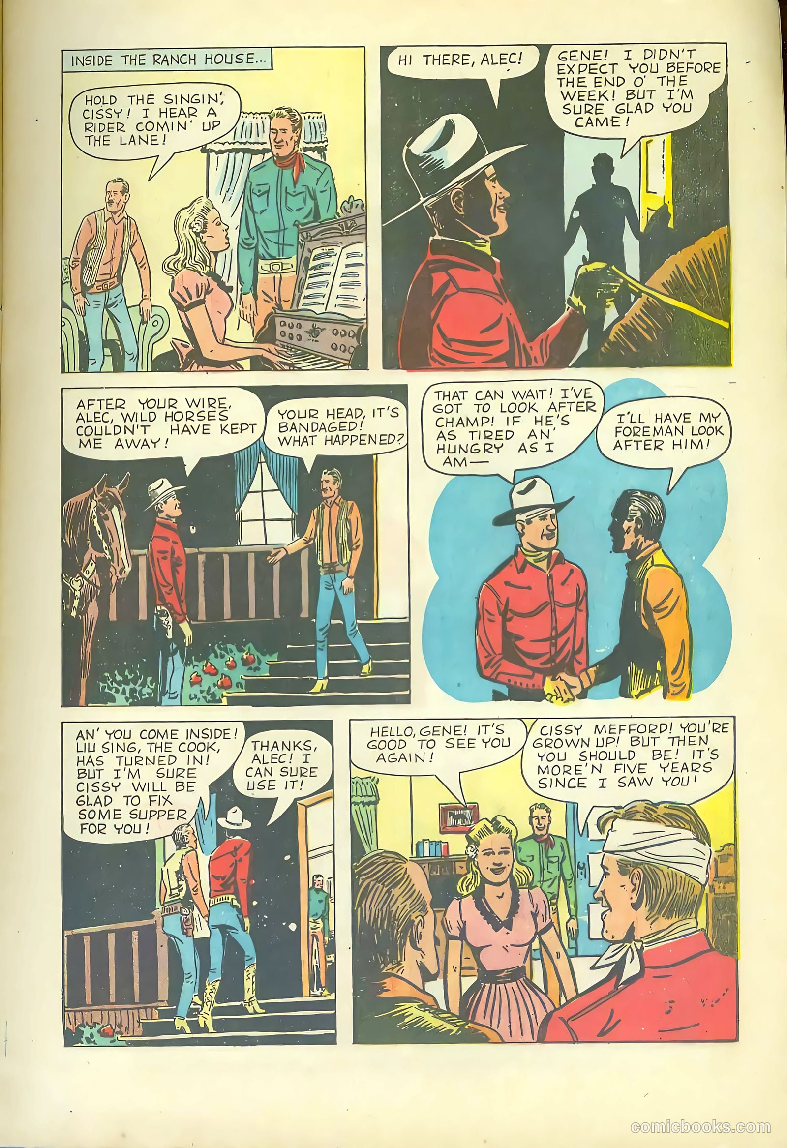 Gene Autry Comics #25 — page 9 of 36
