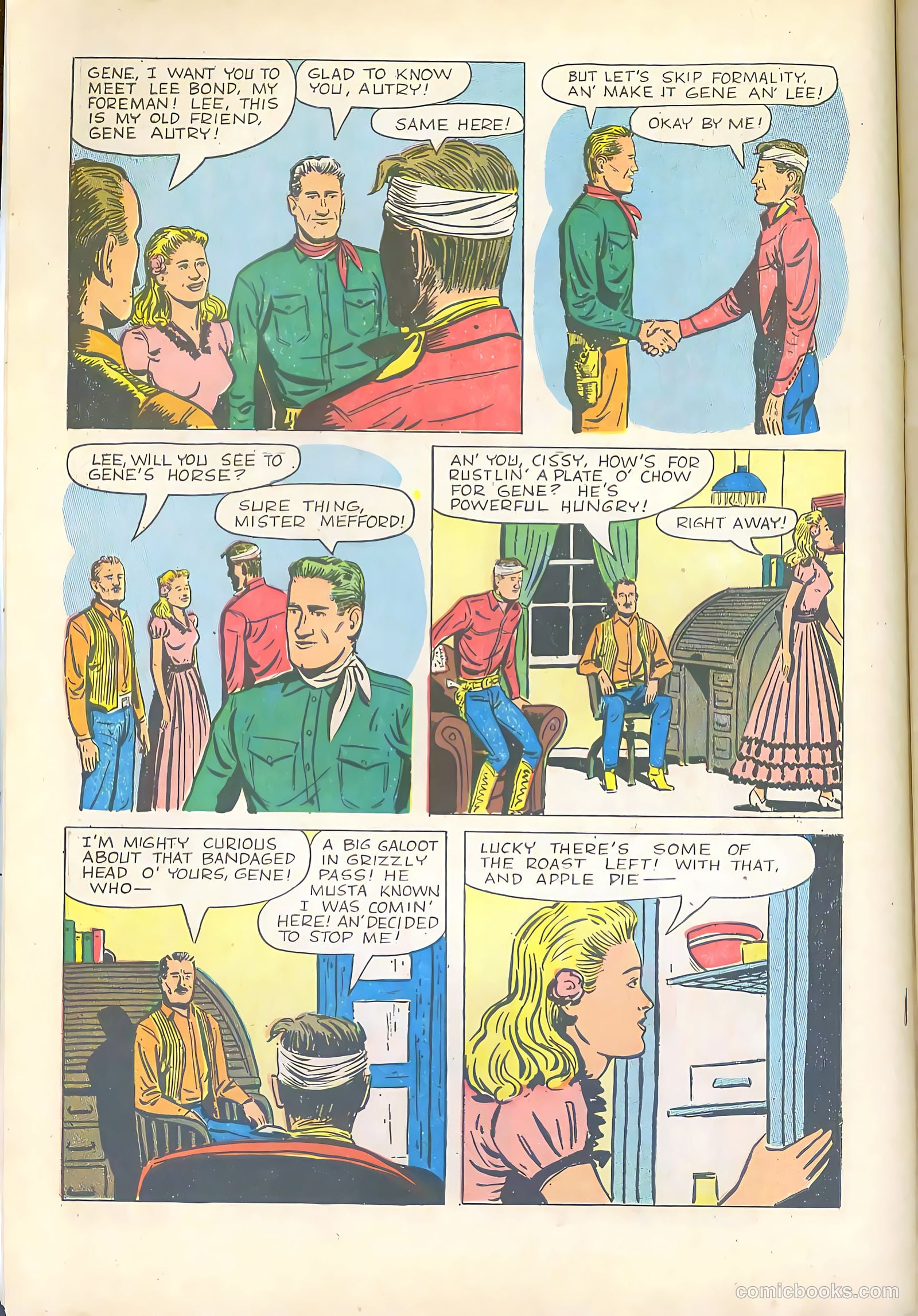 Gene Autry Comics #25 — page 10 of 36