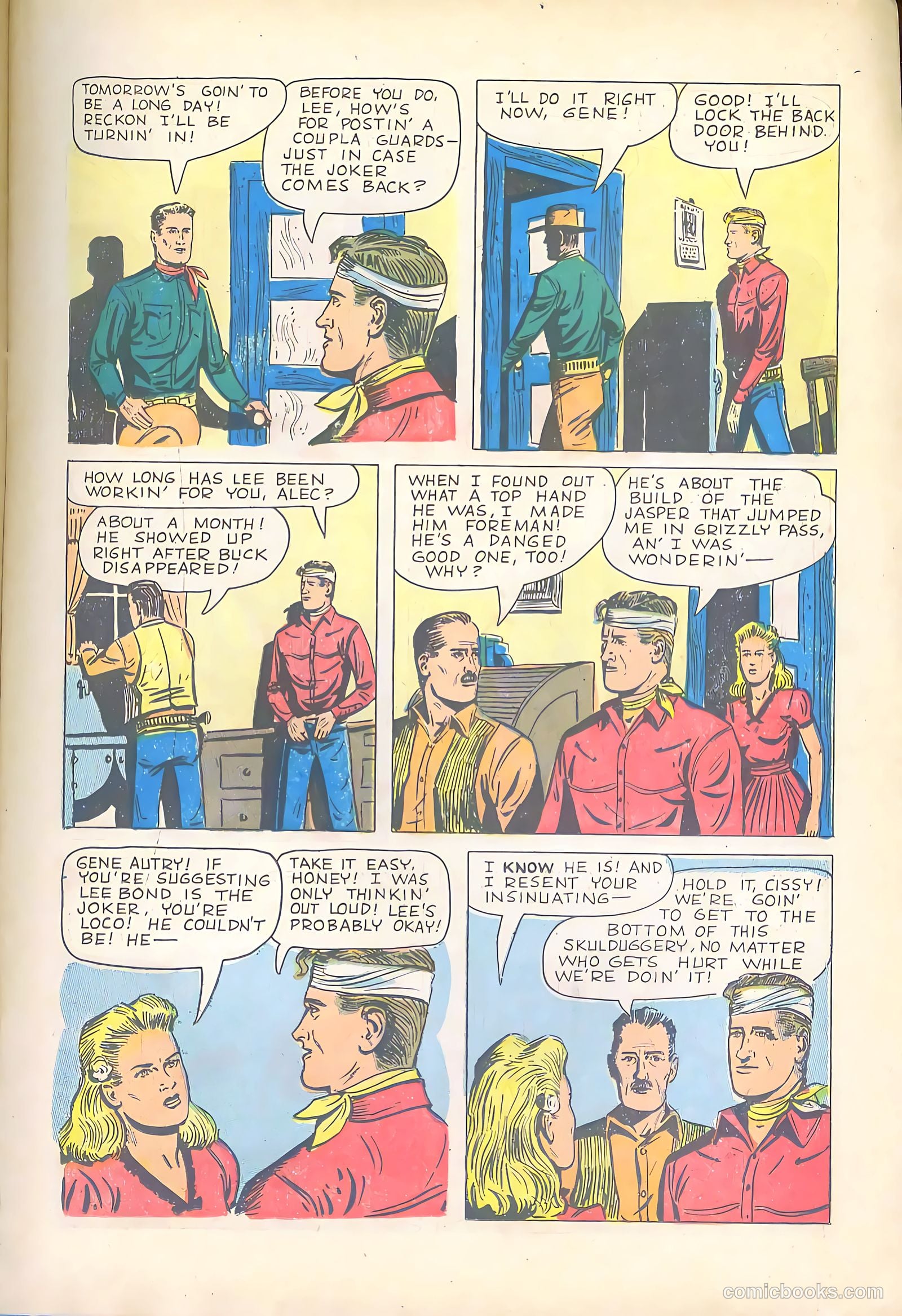 Gene Autry Comics #25 — page 15 of 36