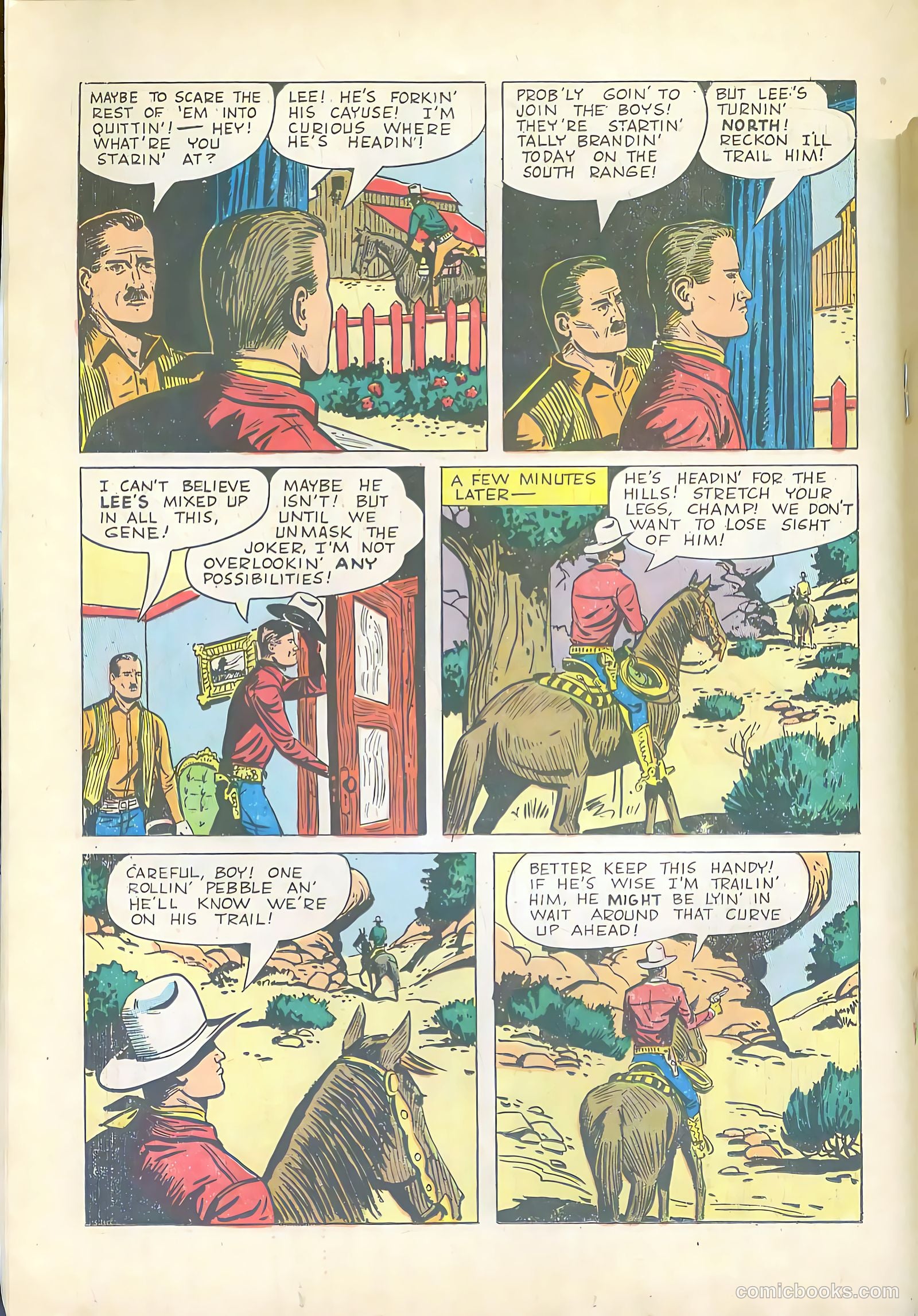 Gene Autry Comics #25 — page 18 of 36
