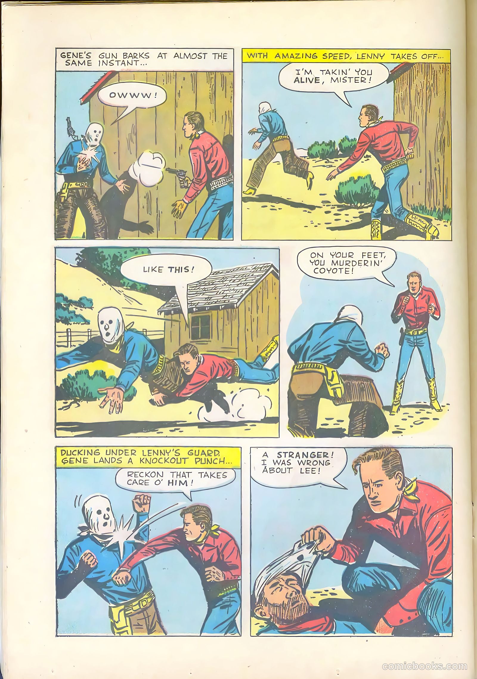 Gene Autry Comics #25 — page 24 of 36
