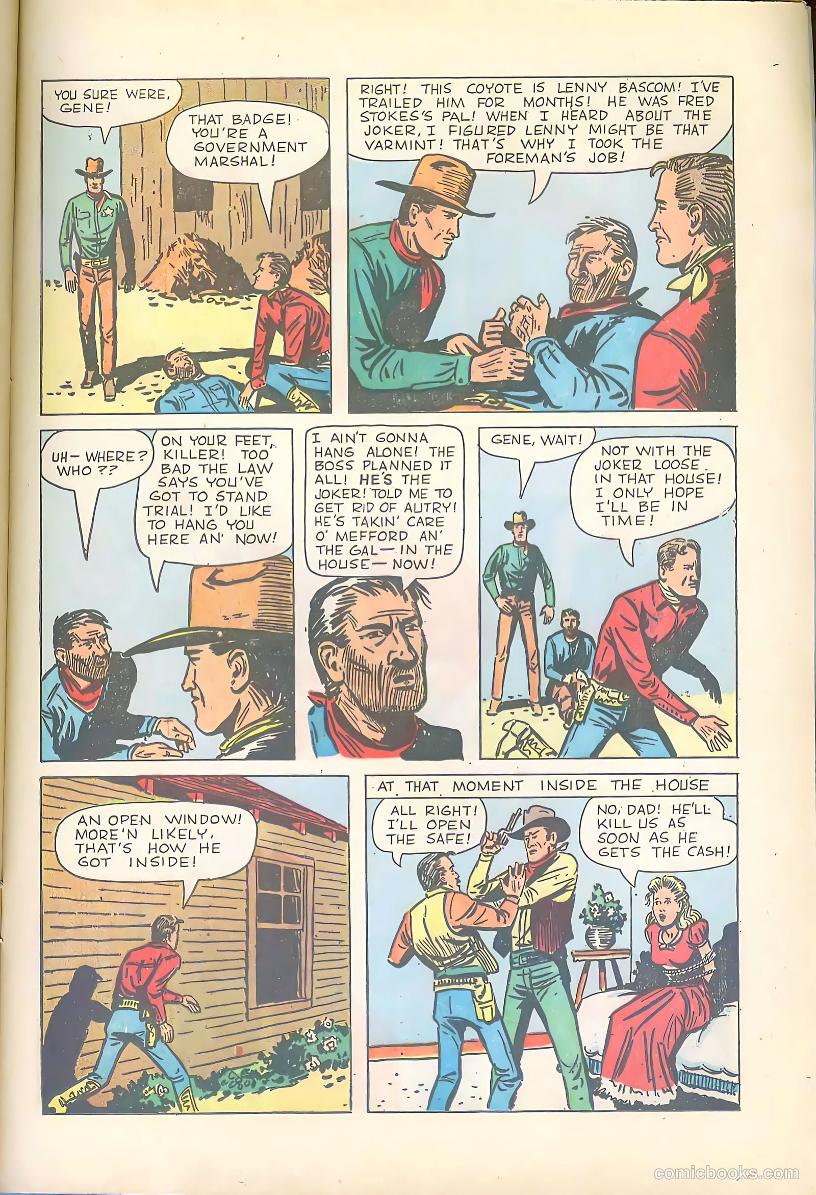 Gene Autry Comics #25 — page 25 of 36