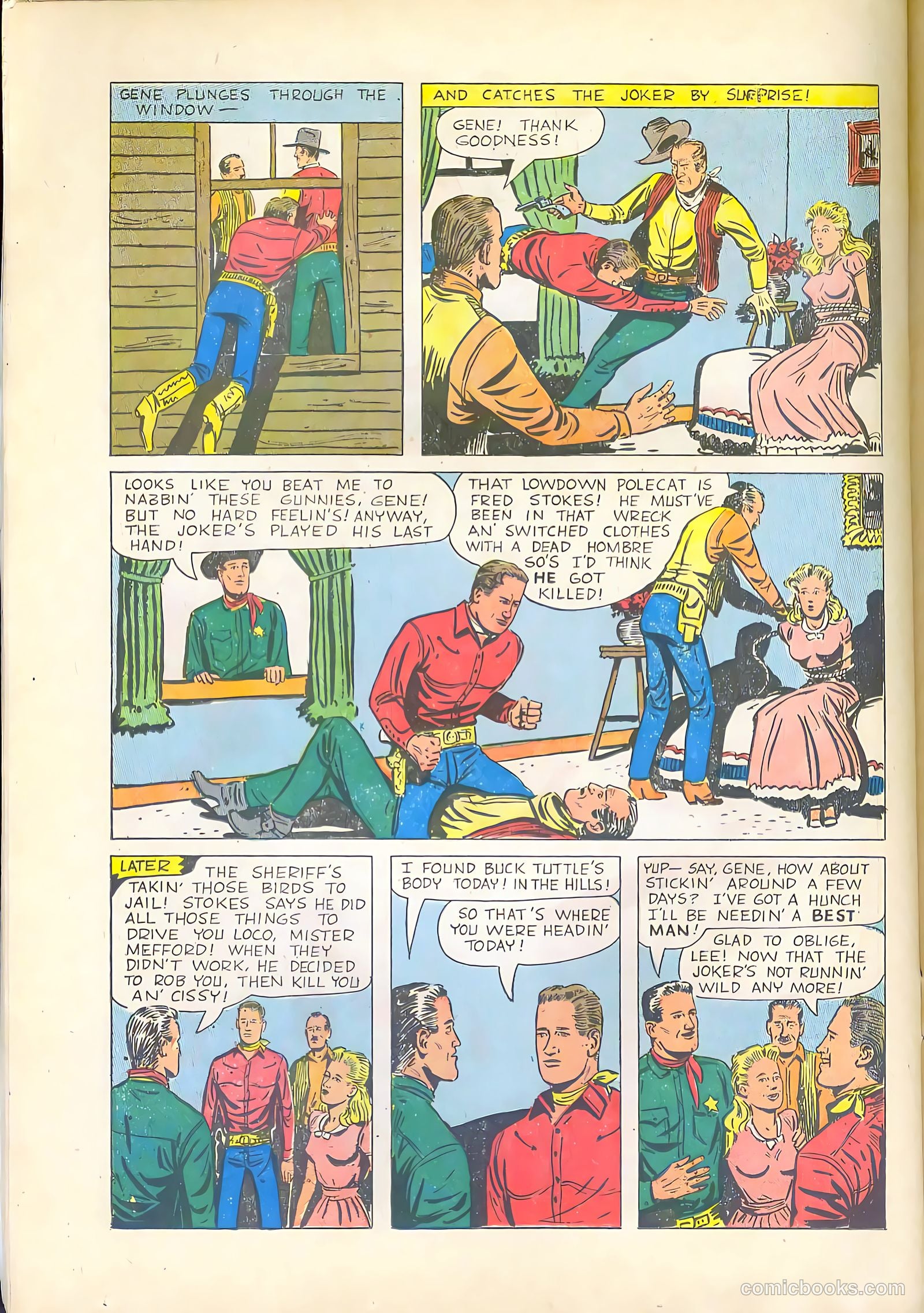 Gene Autry Comics #25 — page 26 of 36