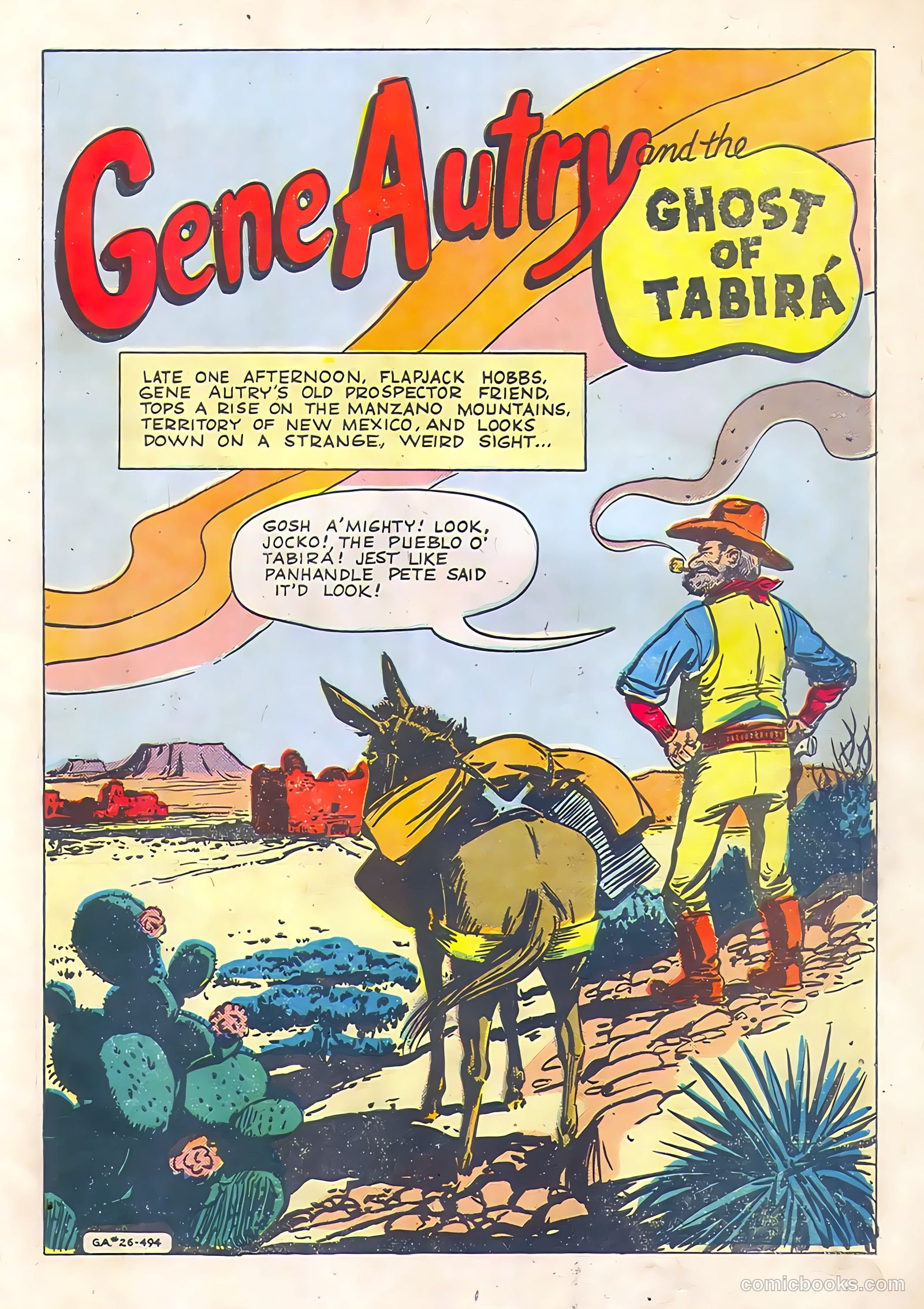 Gene Autry Comics #26 — page 3 of 36