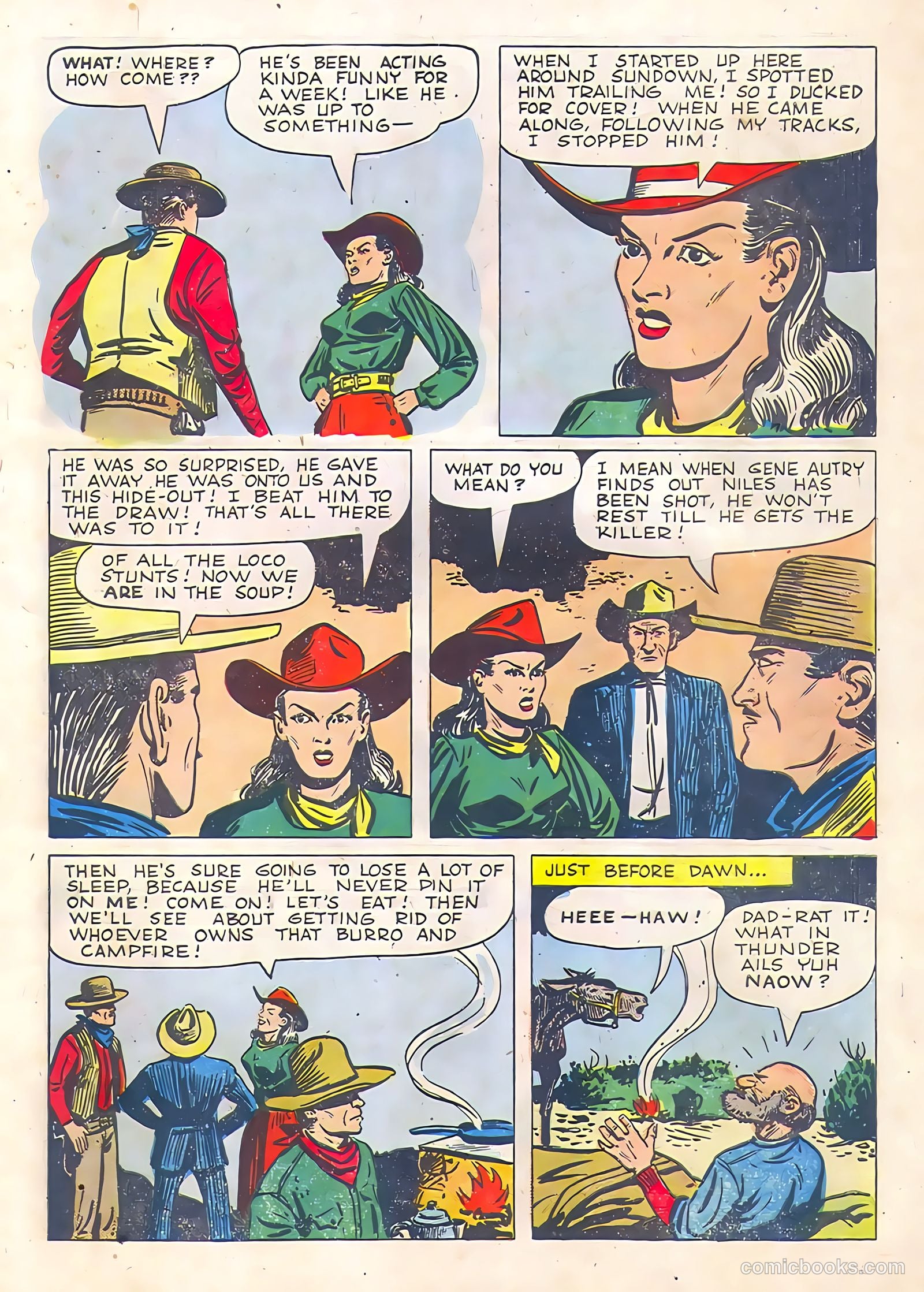 Gene Autry Comics #26 — page 7 of 36