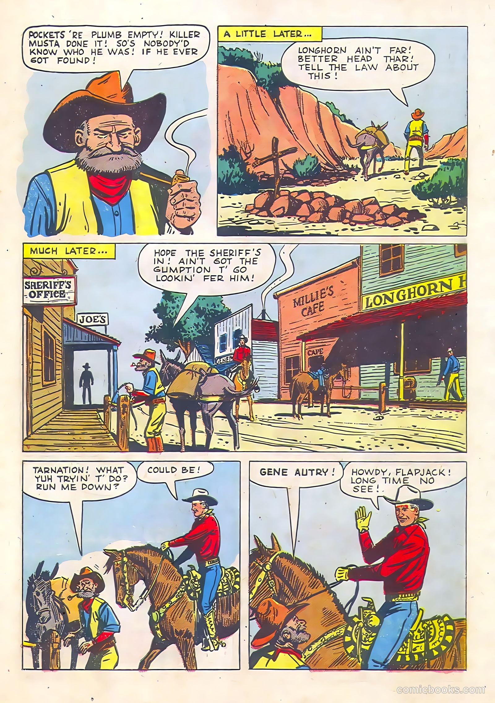 Gene Autry Comics #26 — page 10 of 36