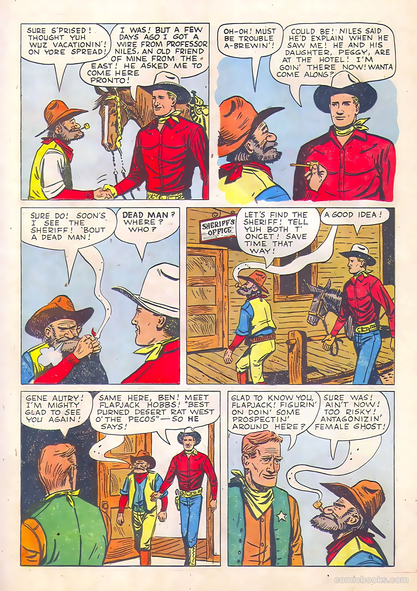 Gene Autry Comics #26 — page 11 of 36