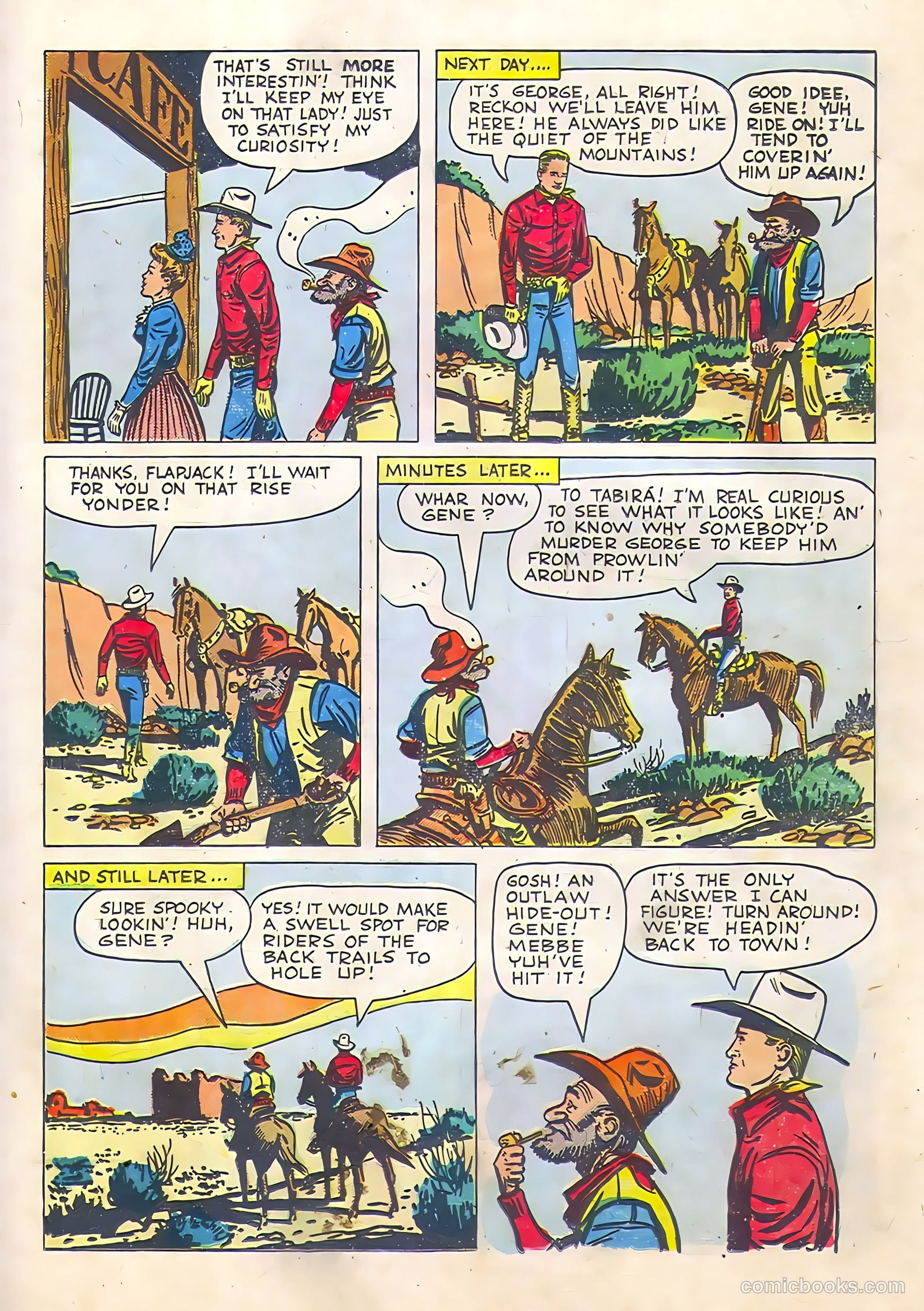 Gene Autry Comics #26 — page 19 of 36