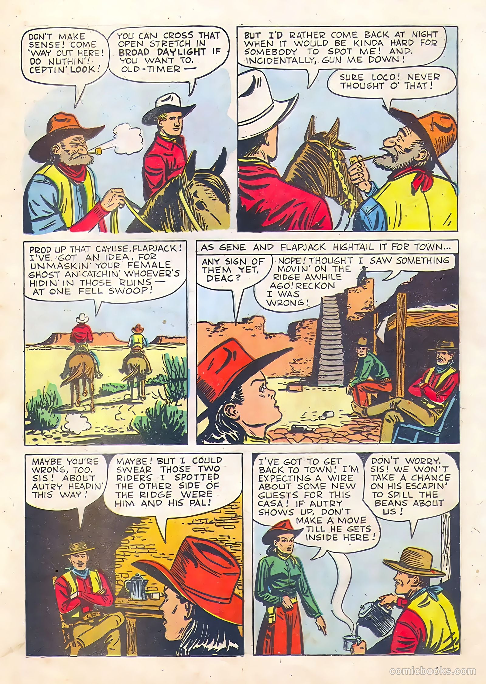 Gene Autry Comics #26 — page 20 of 36