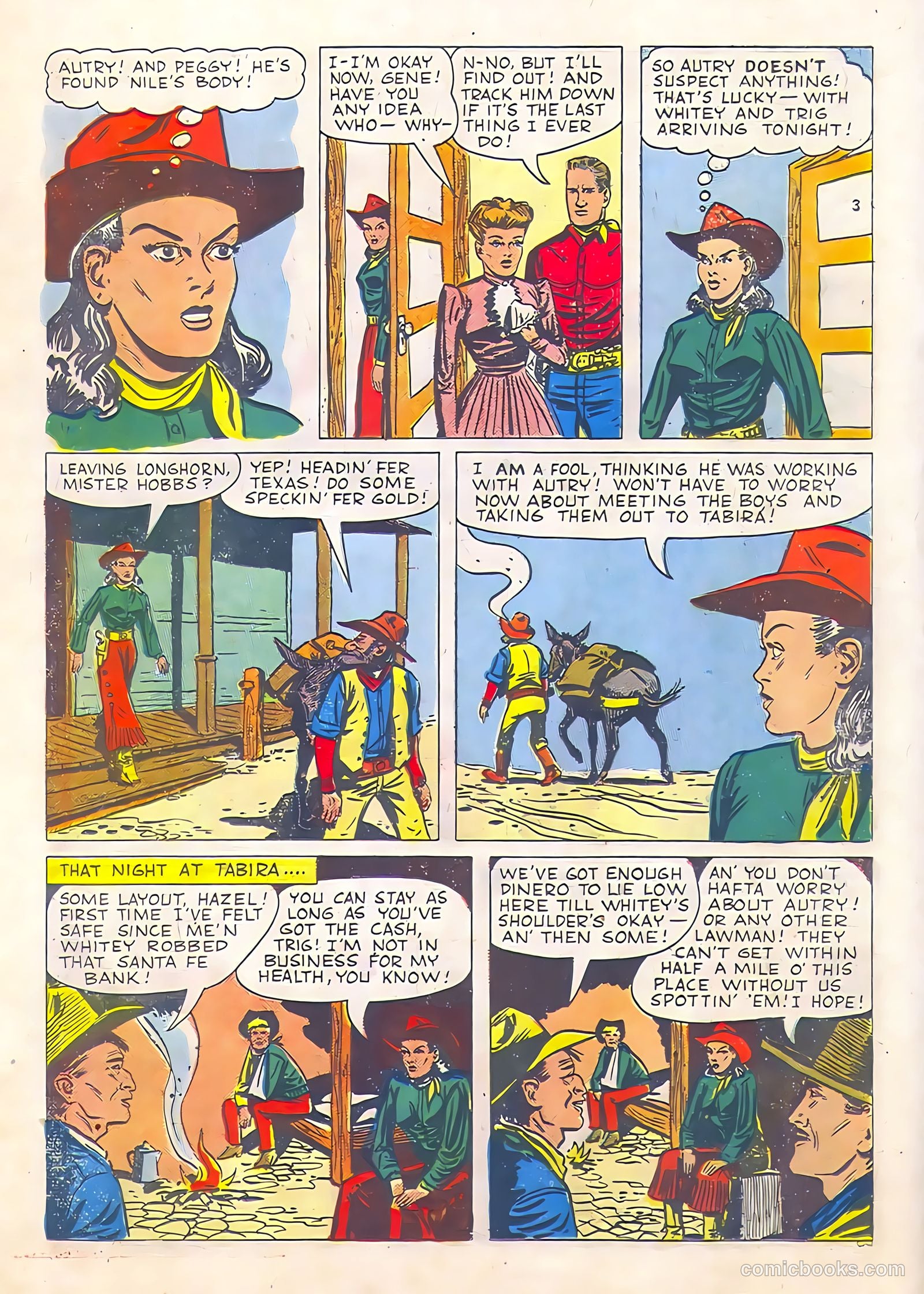 Gene Autry Comics #26 — page 22 of 36