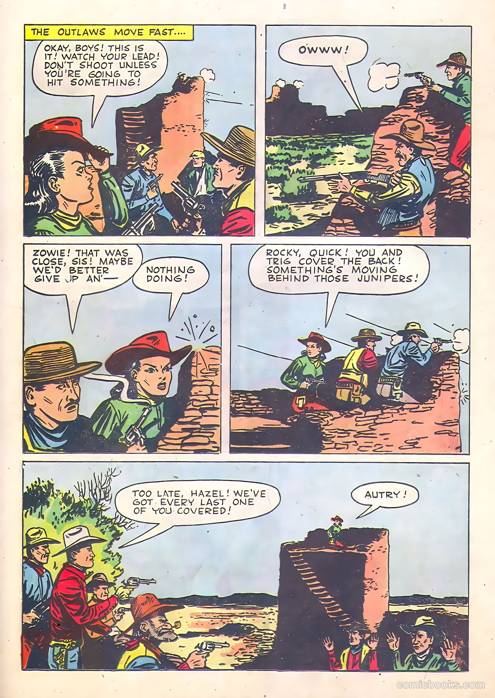 Gene Autry Comics #26 — page 25 of 36