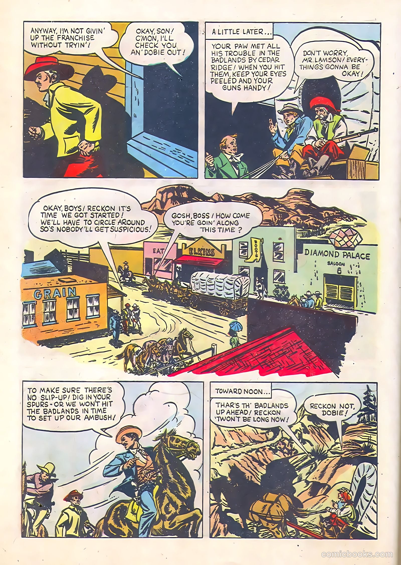 Gene Autry Comics #26 — page 32 of 36