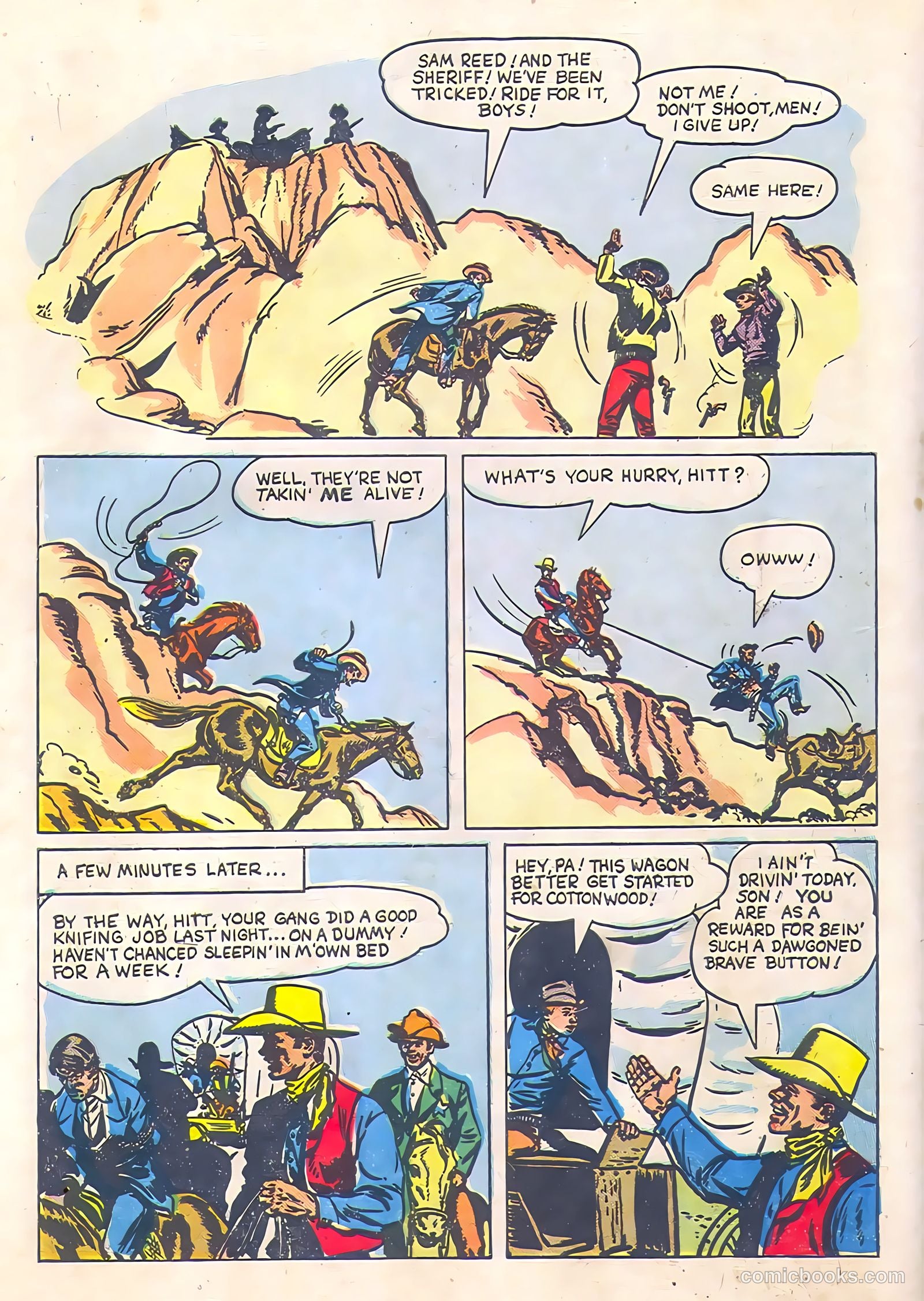 Gene Autry Comics #26 — page 34 of 36