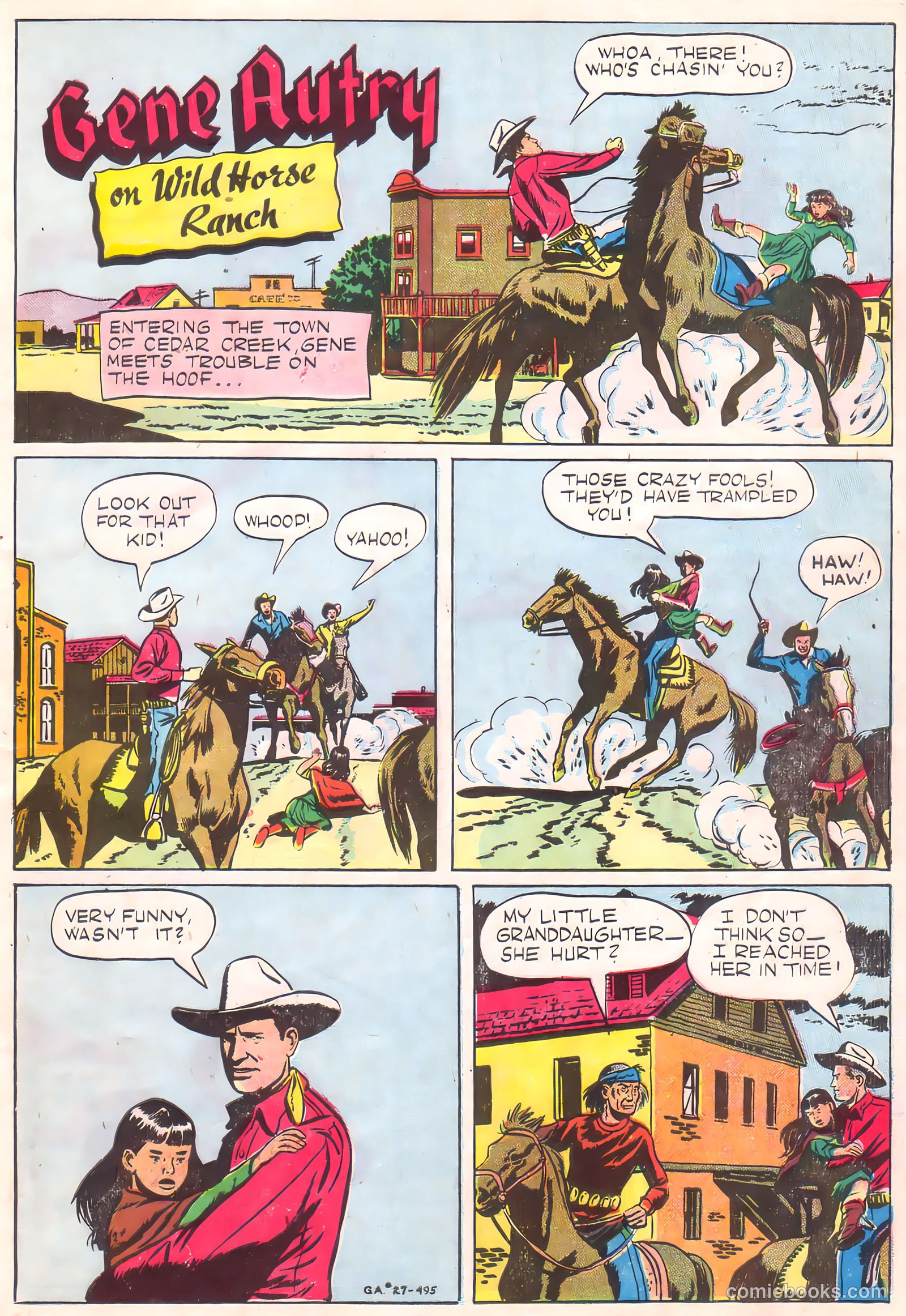 Gene Autry Comics #27 — page 3 of 36
