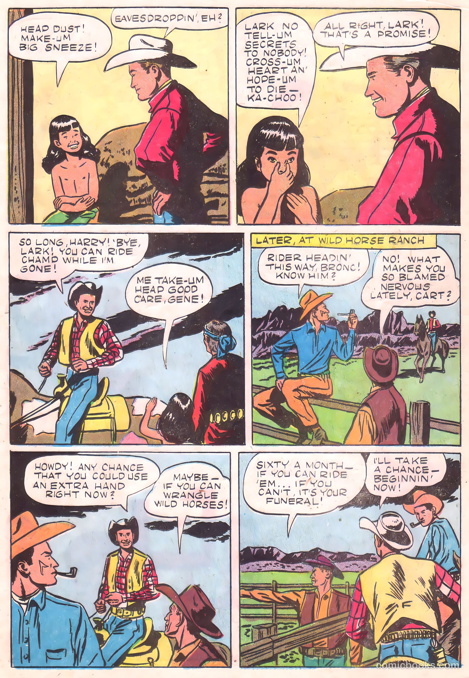 Gene Autry Comics #27 — page 17 of 36